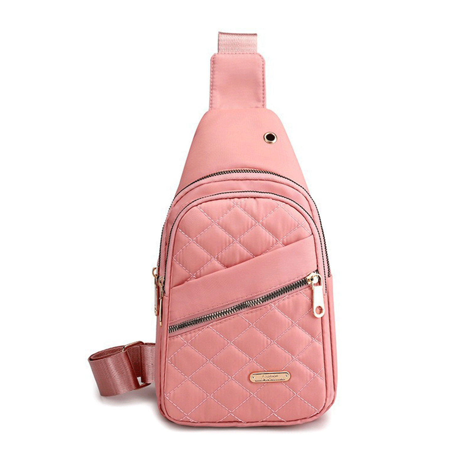 earphone jack water-resistant Nylon Cross Body Sling Bag 13