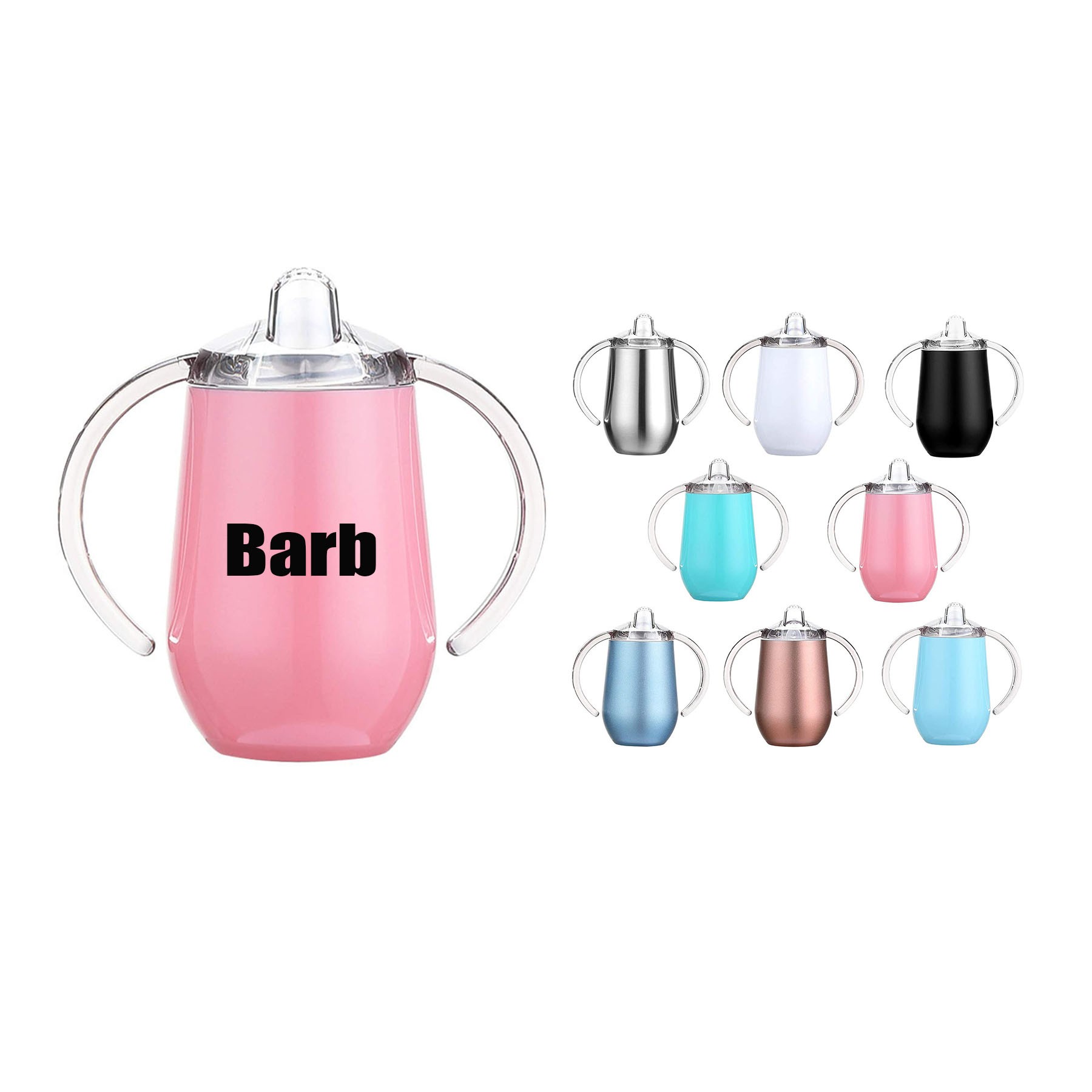 10oz Stainless Steel Children's Insulated Cup with Handle