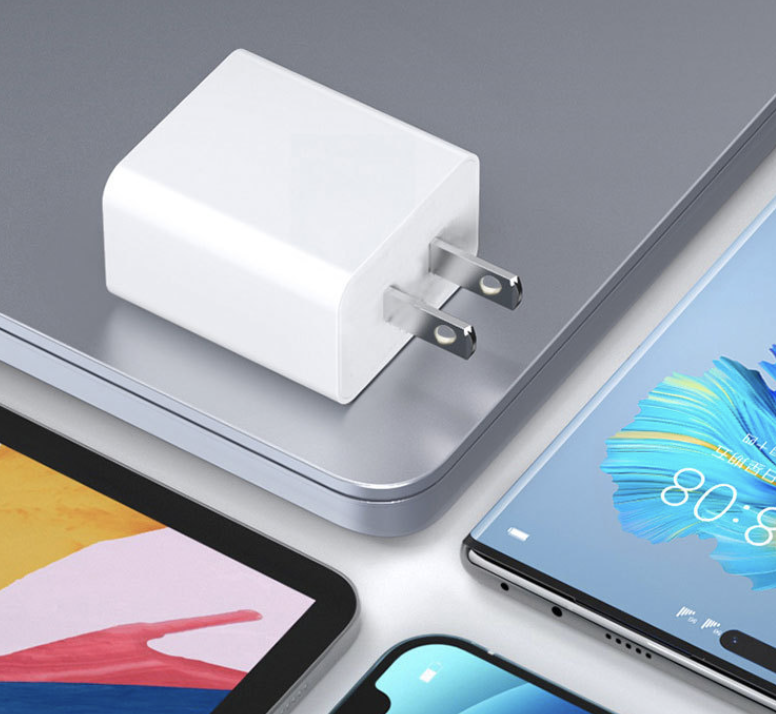 Dual Port Type C Wall Charger Fast Charging 20W Power Adapter Cube 3