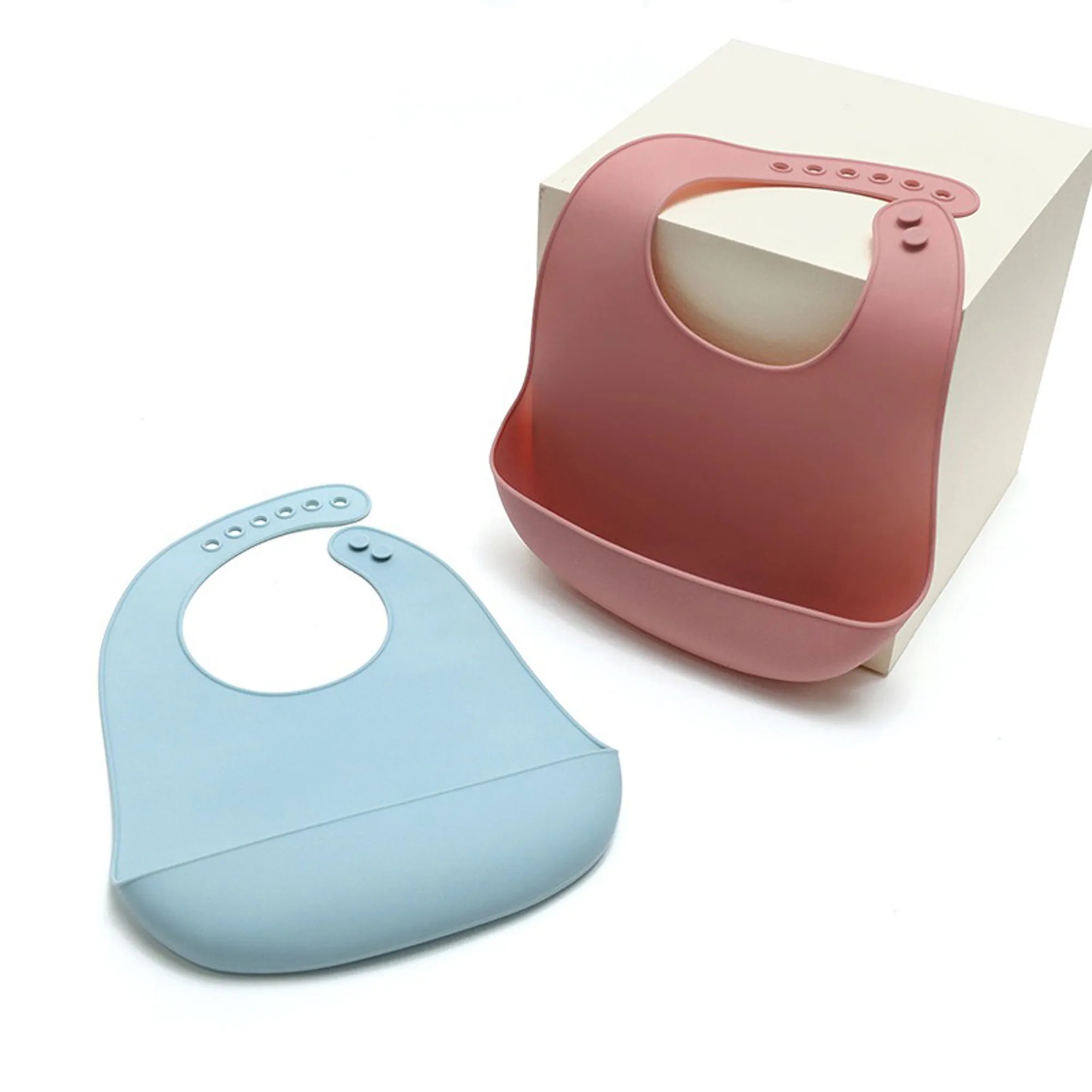 Ultra Thin Silicone Baby Bib 4