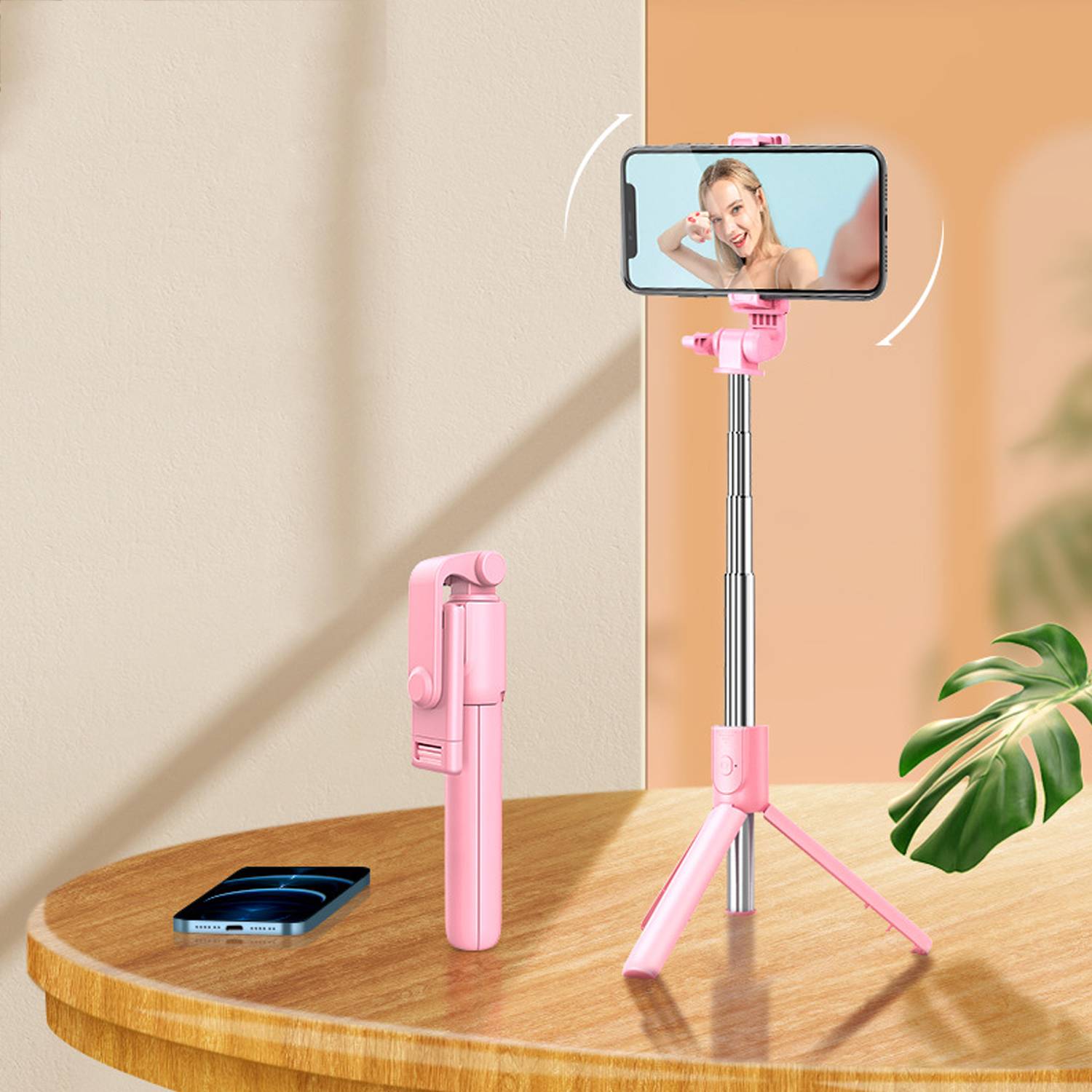 Mobile phone selfie stick Bluetooth 6
