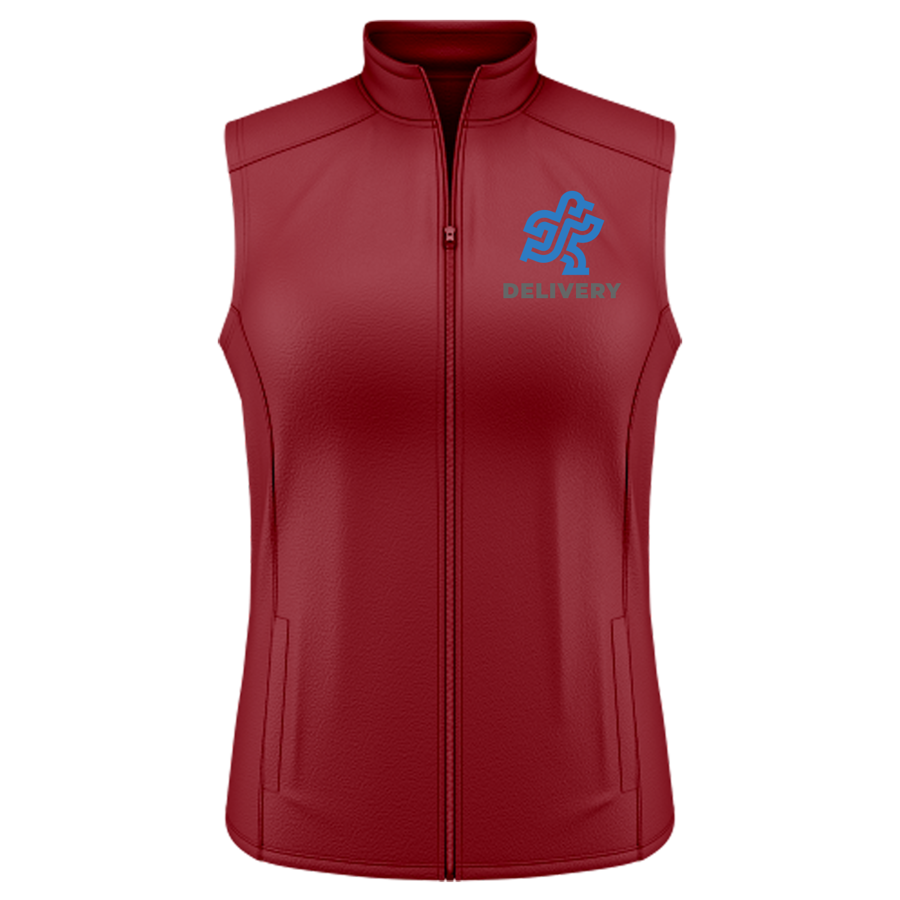 Unisex & Women's Sublimation Full-Zip Vest w/ Pockets - 280G Spandex Interlock