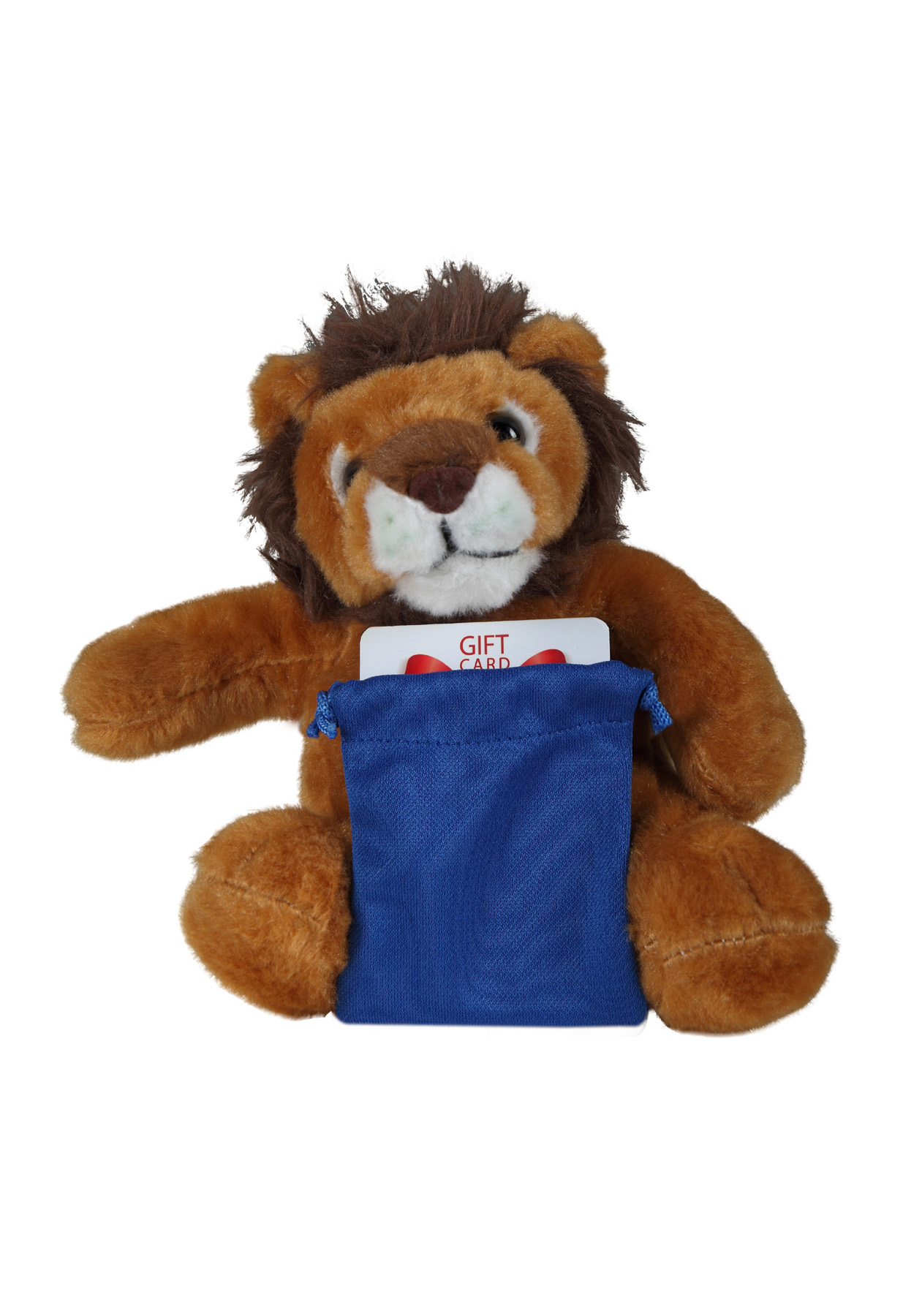 soft plush Lion with gift card sack 5