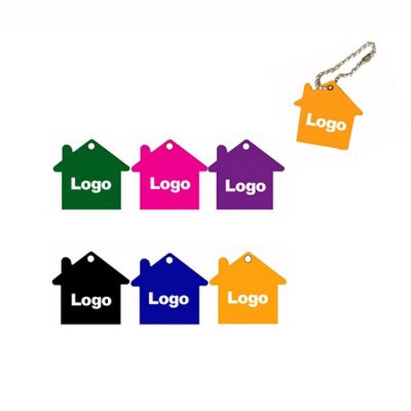 House Shape Pet ID Key Tag 2
