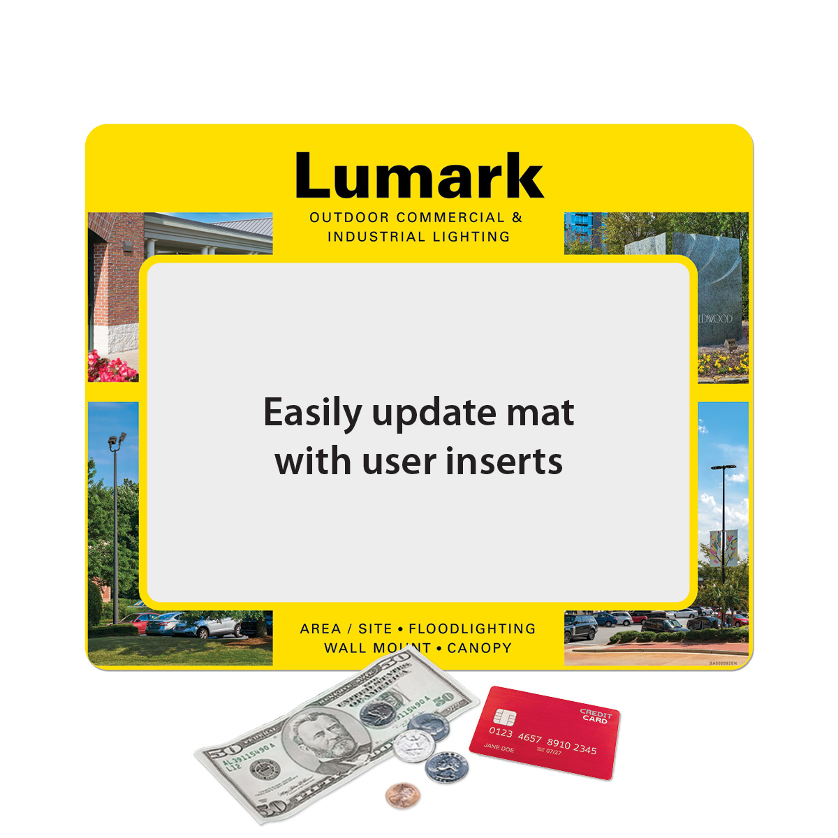 Frame-It Flex DuraTec Window Counter Mat-9"x11"x1/8"