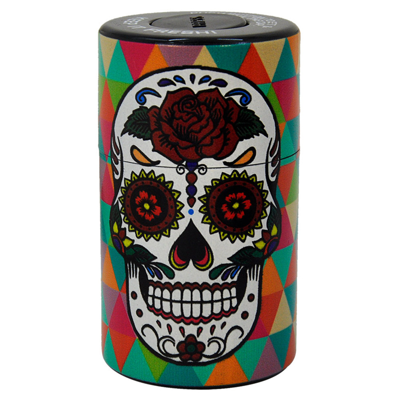4" Skull Plastic Vacuum Sealed Jar 4