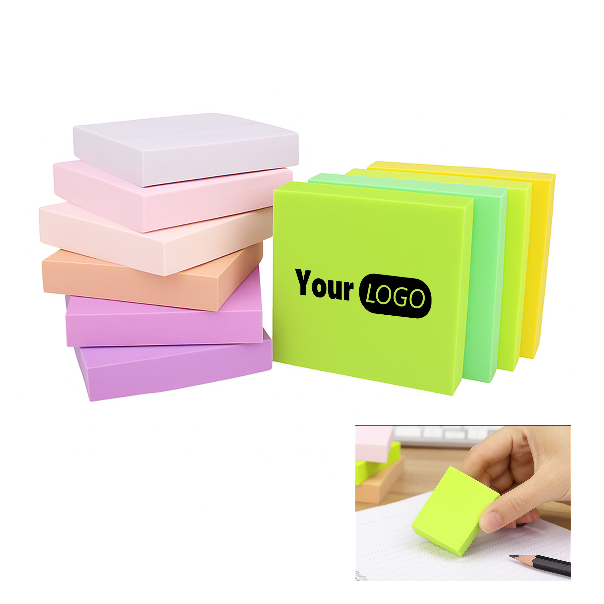Colorful Square Eraser Block 3