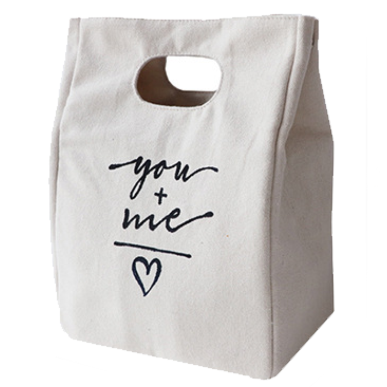 Canvas Aluminum Foil Insulation Lunch Bag 9