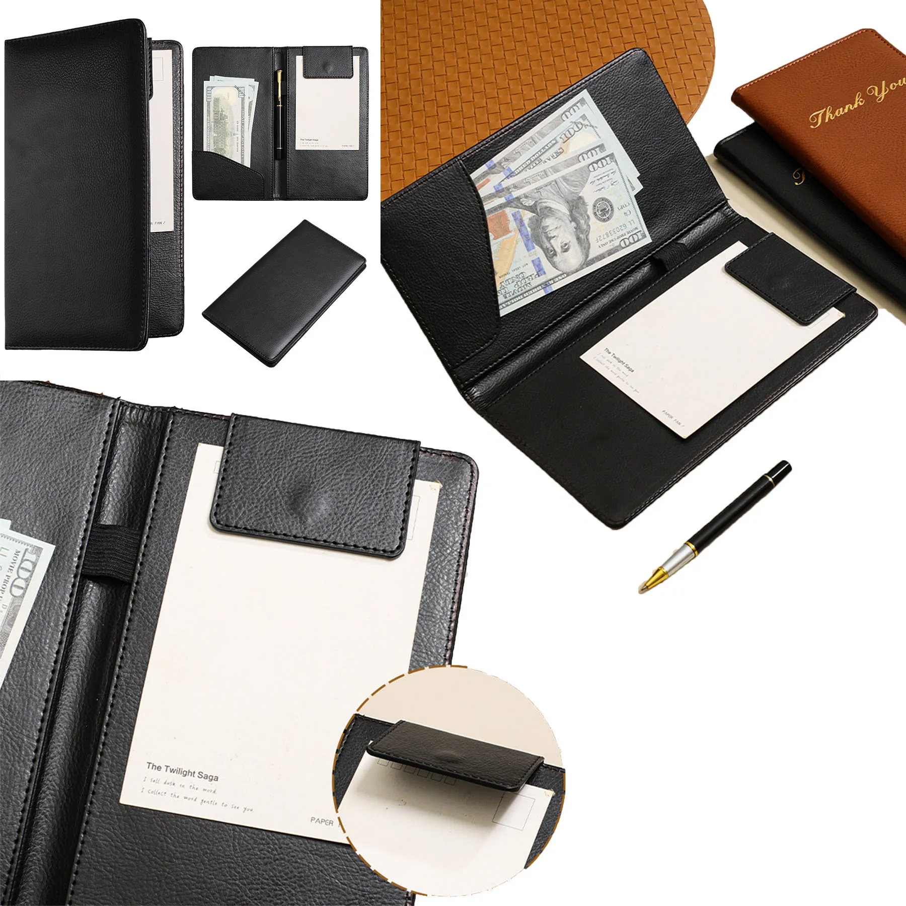 PU Leather Magnetic Check Presenter 7