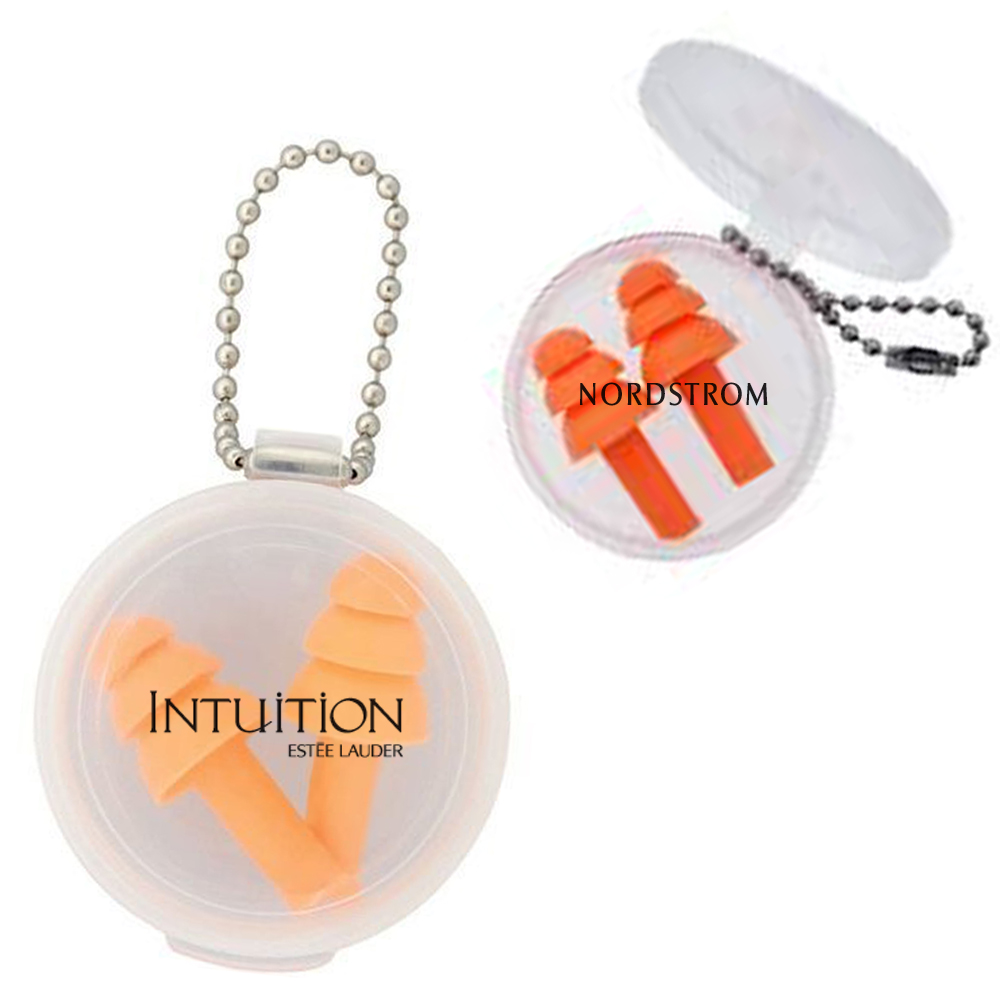 Silicone Earplugs In Clear Plastic Case 3