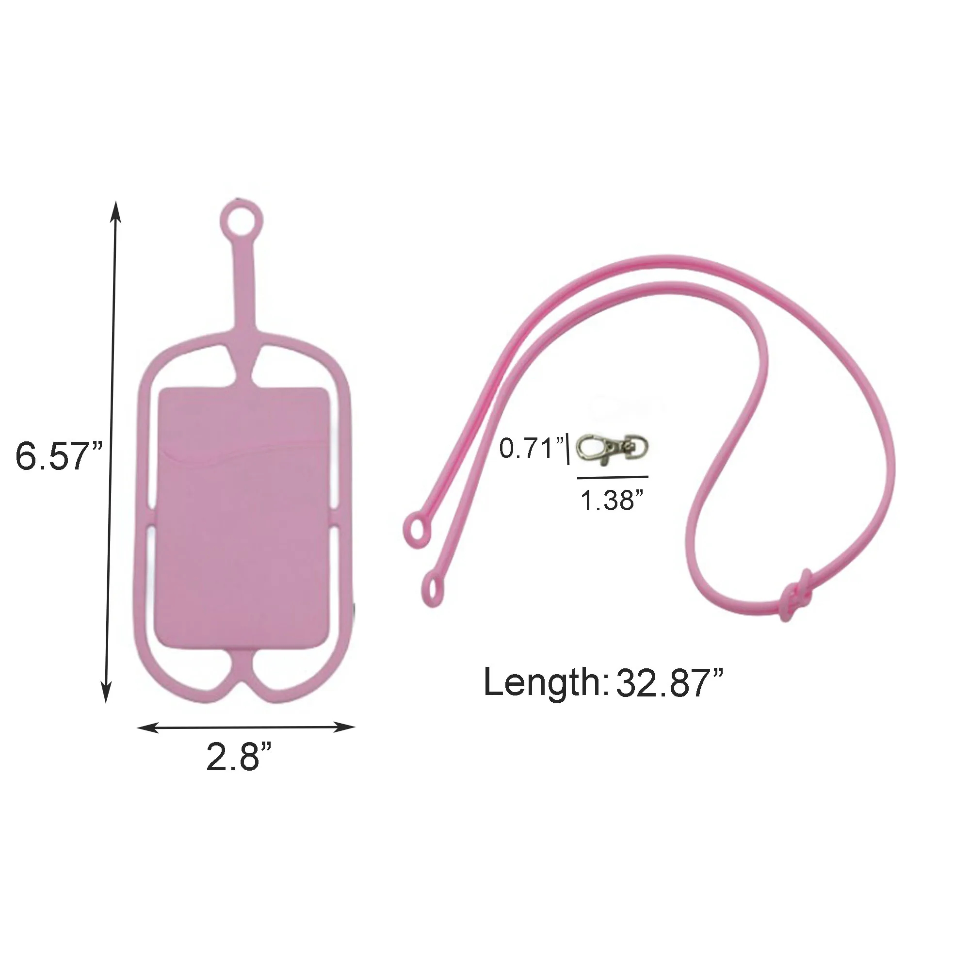 Silicone Strappy Mobile Device Pocket 4