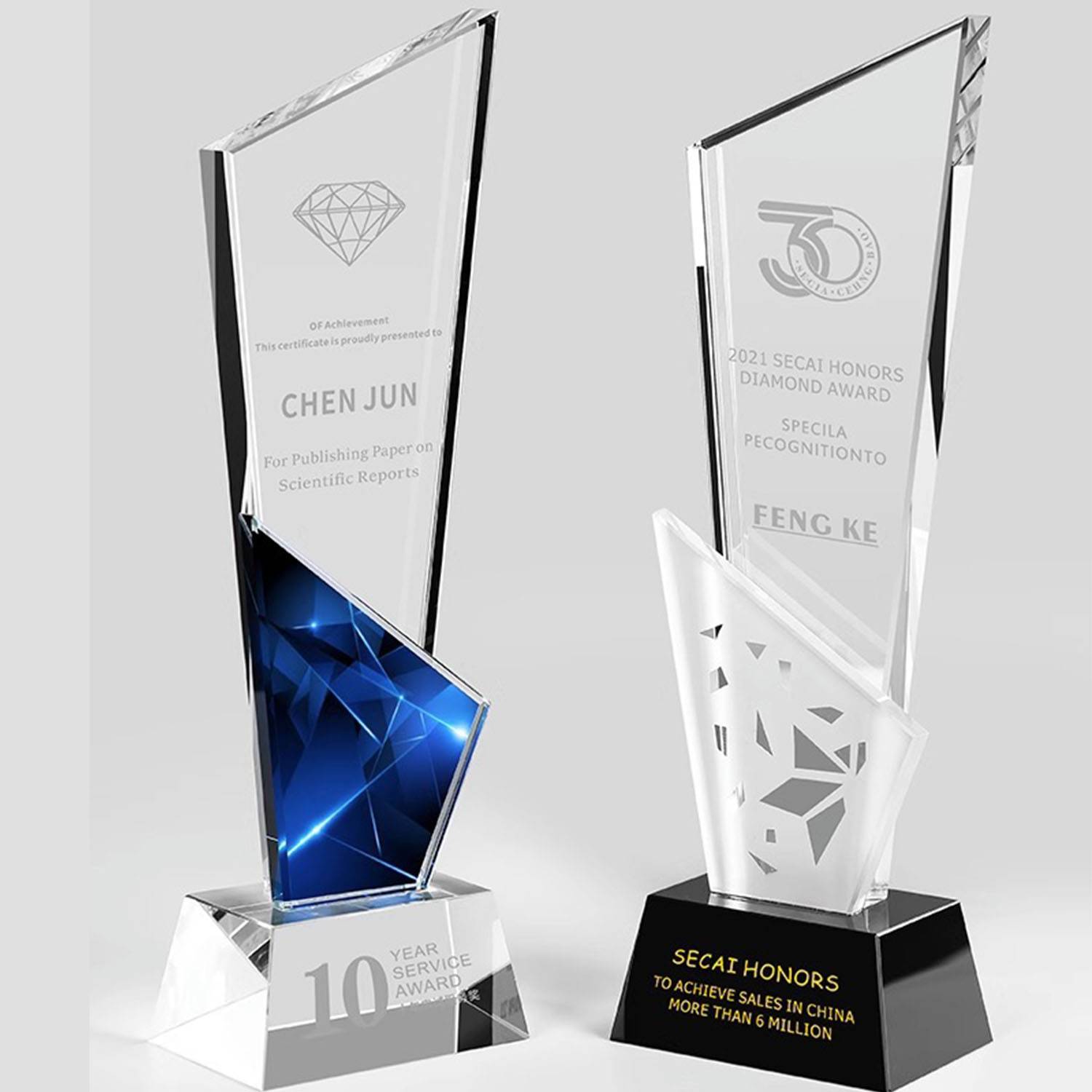 Crystal Pentagram Trophy 5