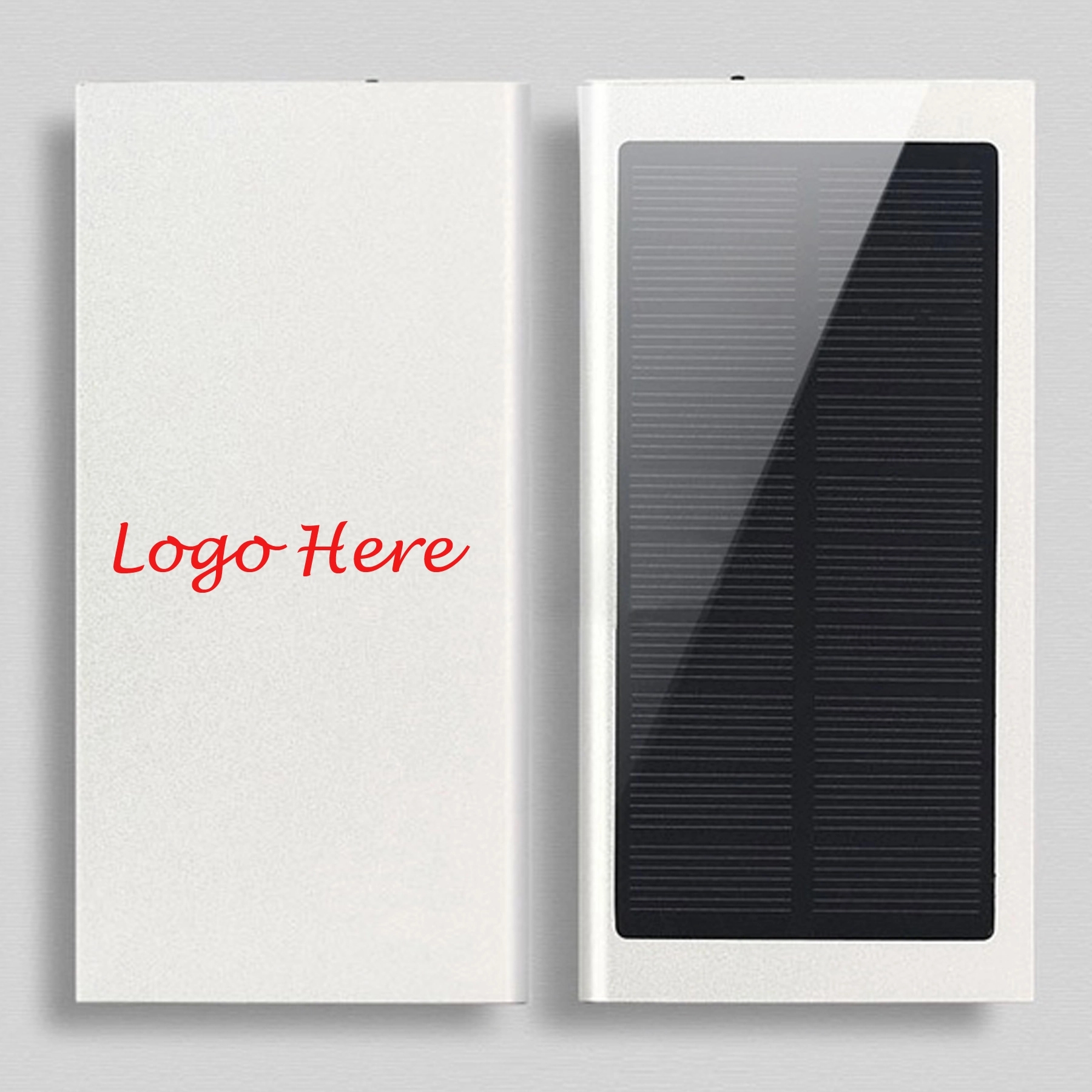 Slim Aluminum Solar Power Bank with 8000mAh Battery 7