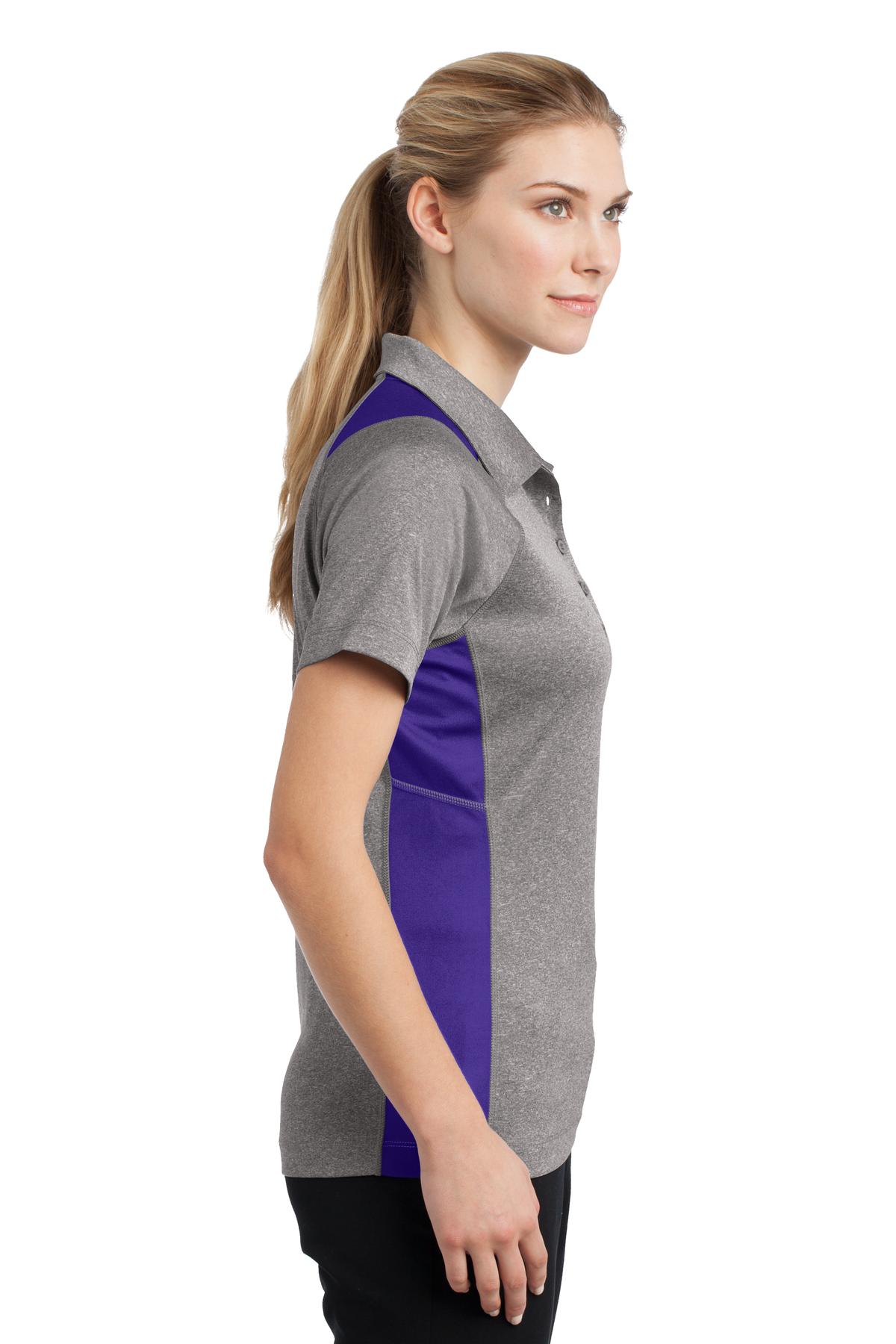 Sport-Tek® Women's Heather Colorblock Contender Polo 38