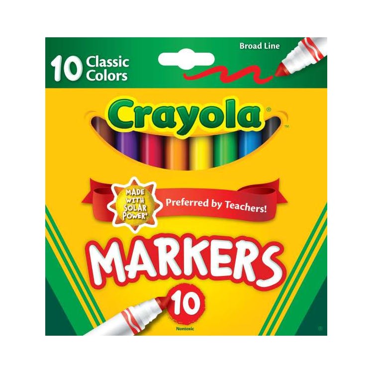 Crayola Broad Tip Markers - 10 Count 1