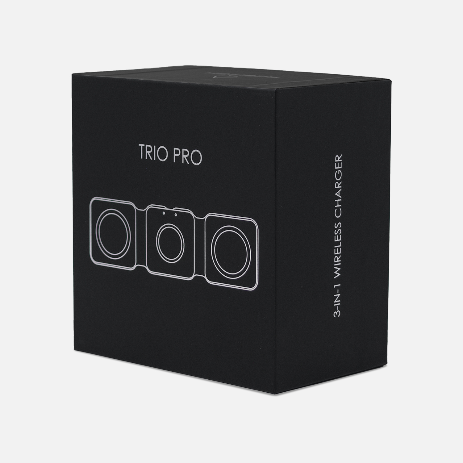 Trio Pro - 3-in-1 Travel Charger With Case - Black 3