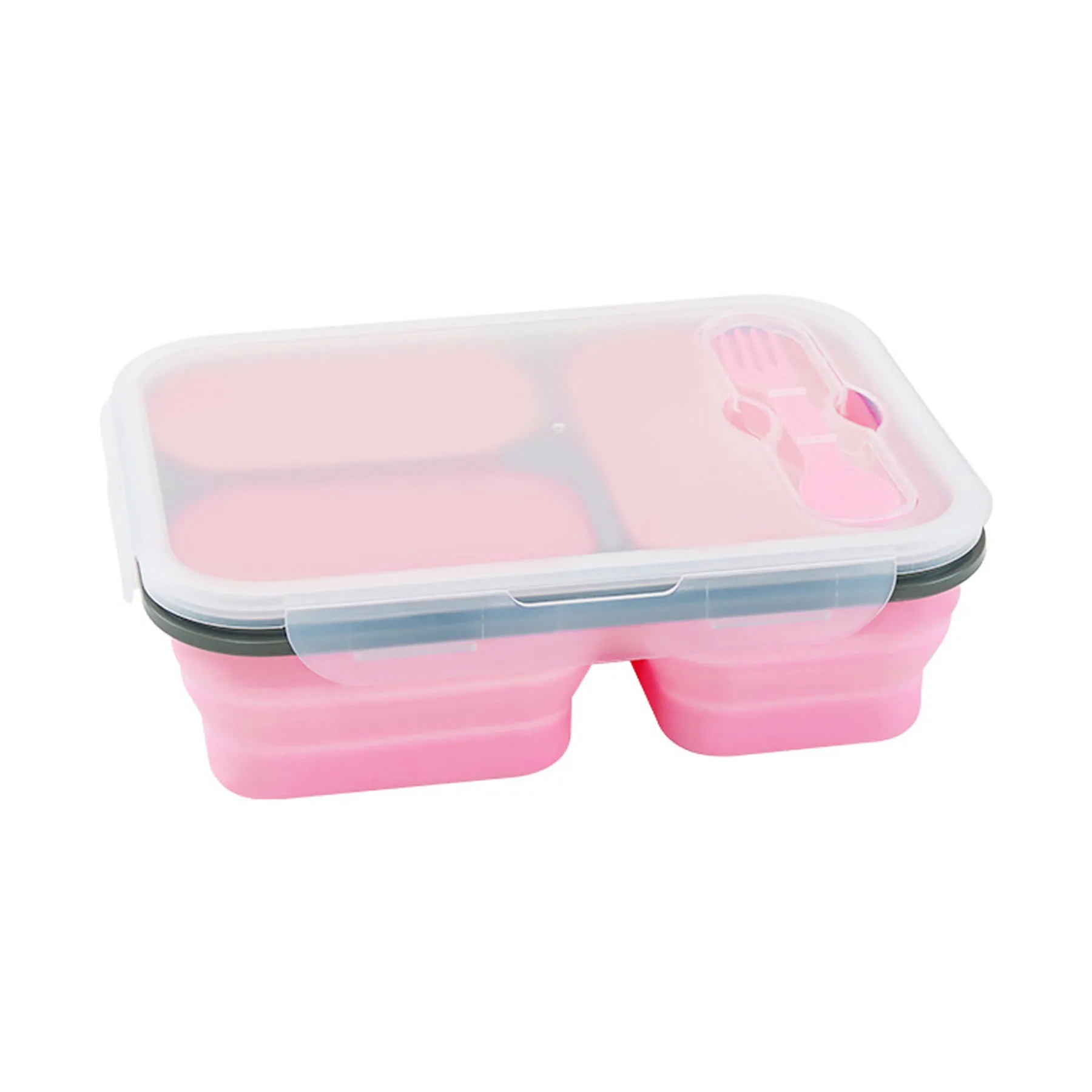 Portable Silicone Foldable Food Container 4