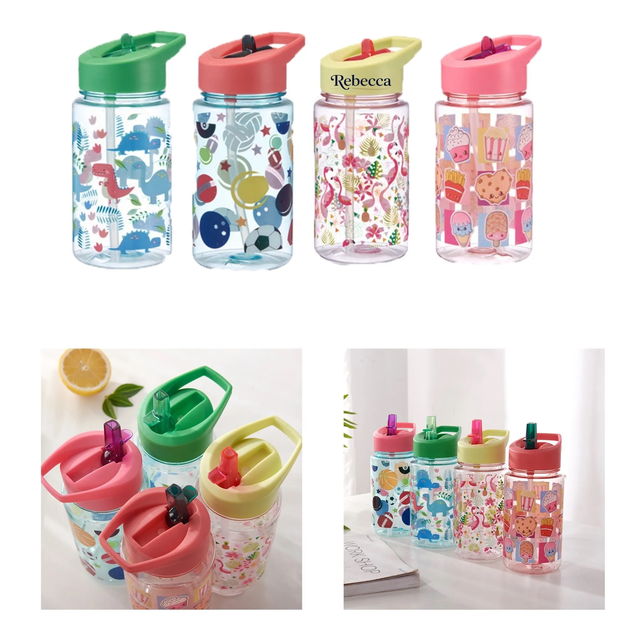 Customized cartoon straw cup