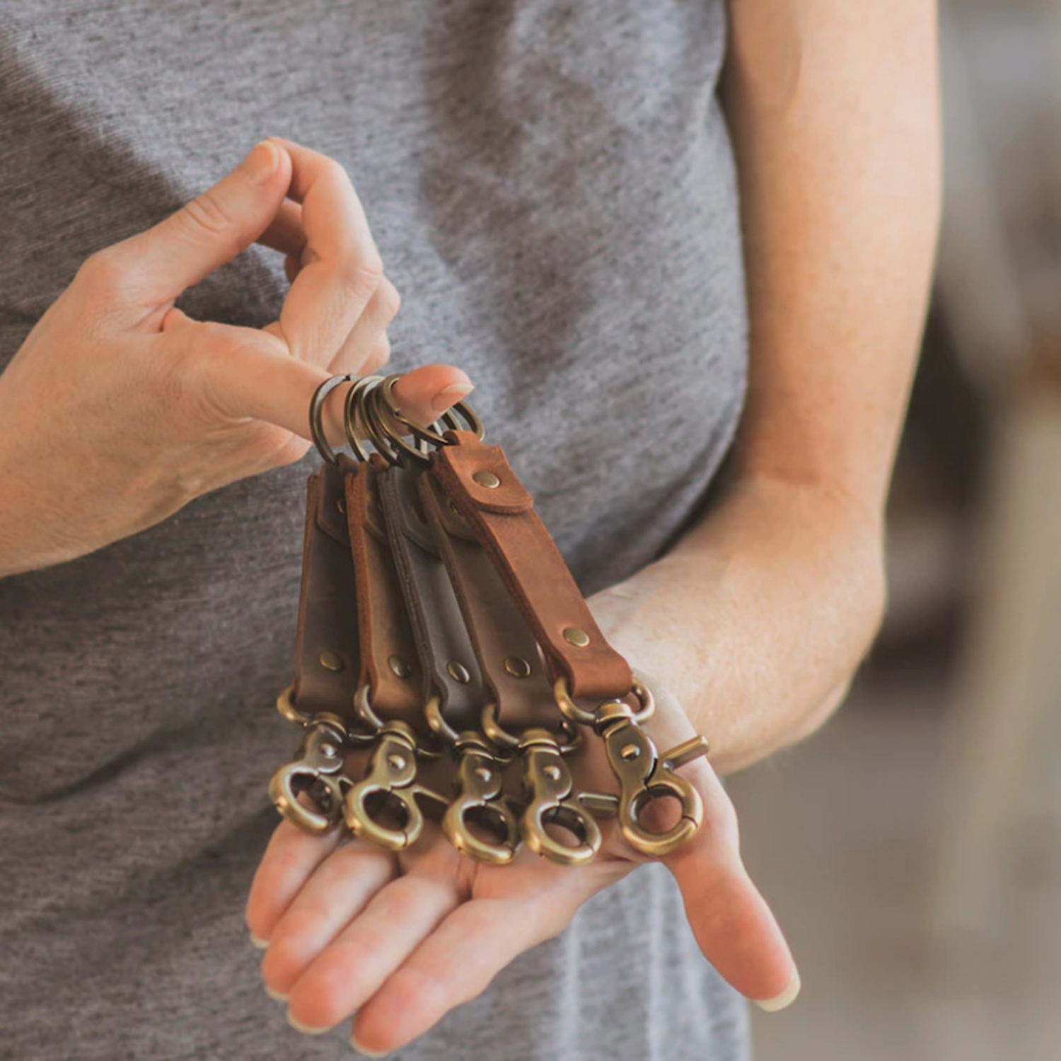 Leather Key Chain 4