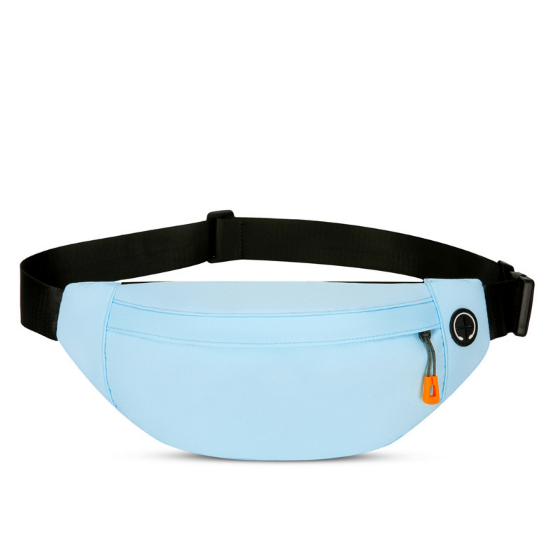 Crossbody Fanny Pack Large Waist Bag with Headphone Hole and Adjustable Strap 5