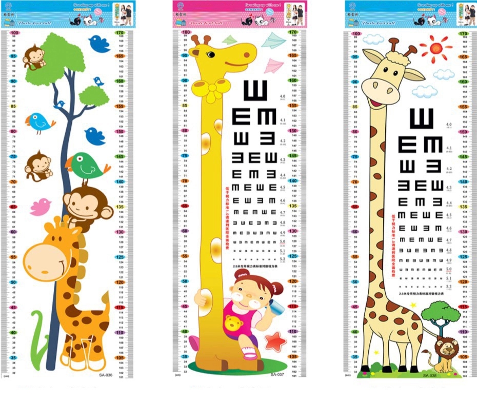 Kids Cartoon Growth Chart 1