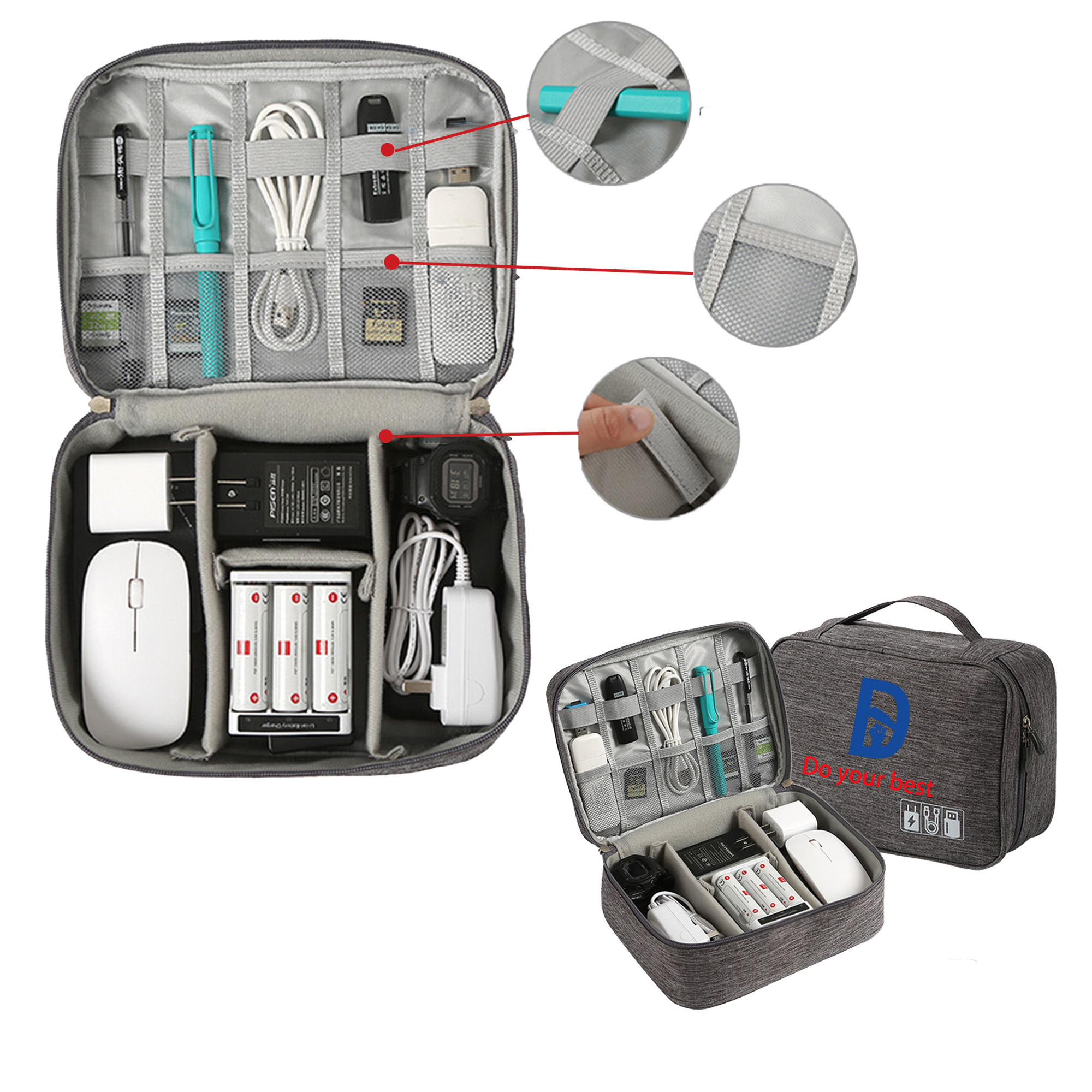 Waterproof Data Cable Organizer Bag MOQ 30 2