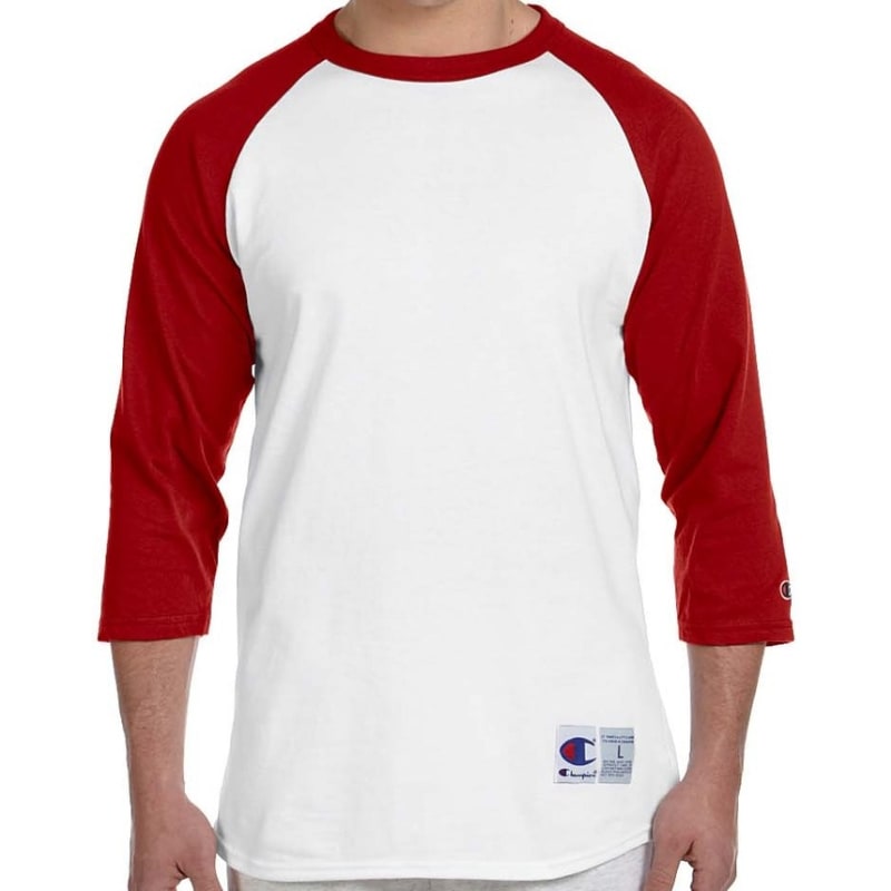 Champion 5.2 Oz. Raglan Baseball T-Shirt 11