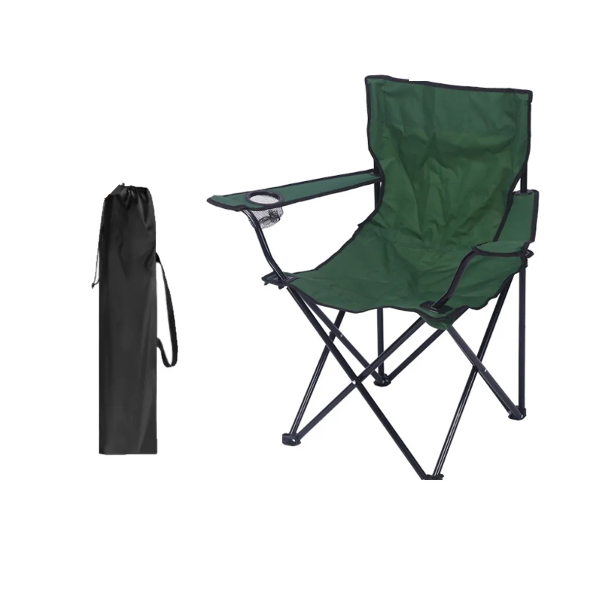 Outdoor Folding Camping Captains Chair With Carrying Bag 6
