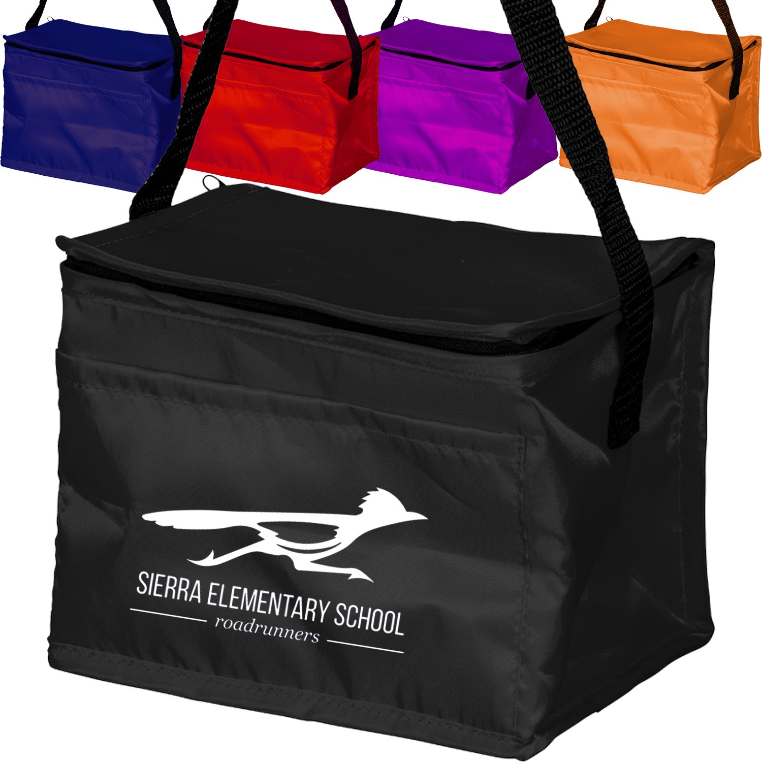 6-Can Cooler Polyester Lunch Bag 2
