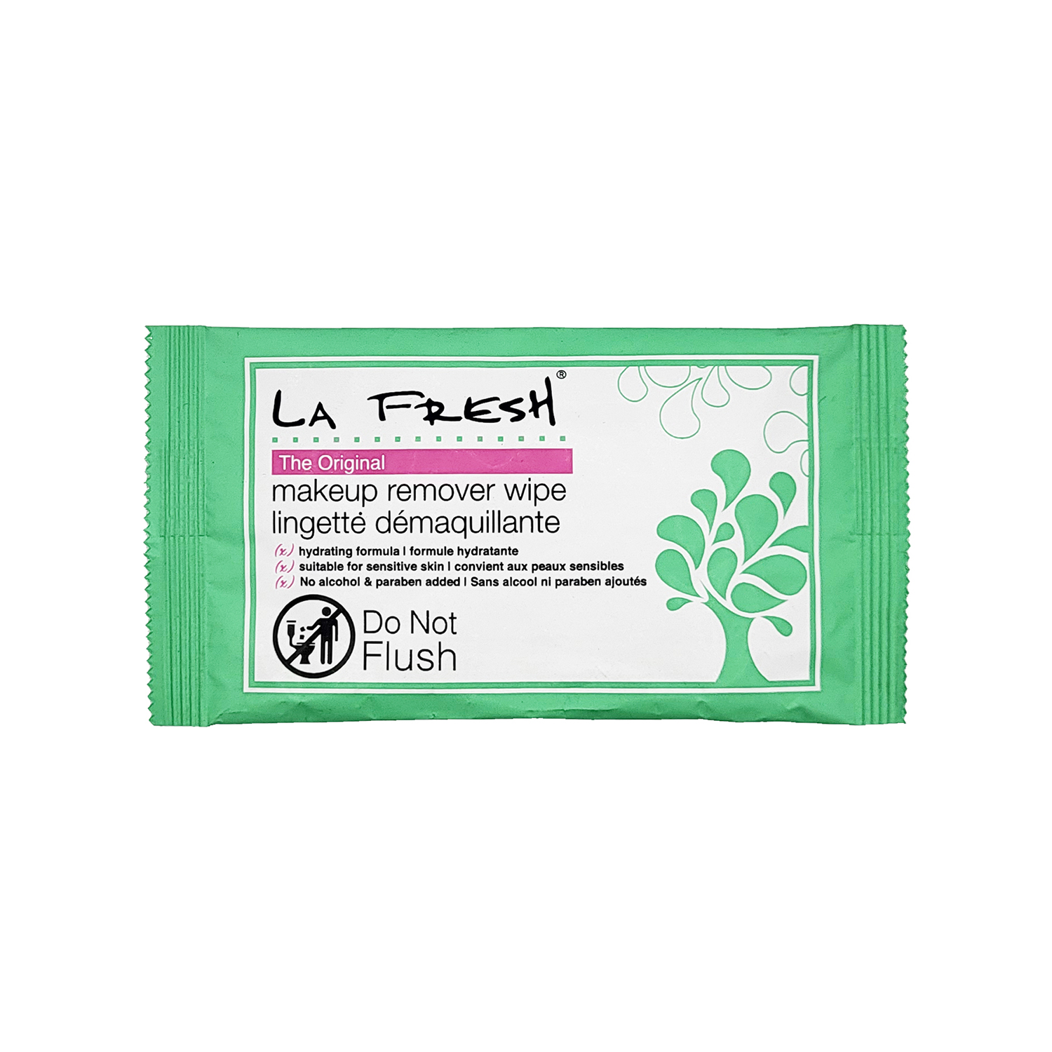 La Fresh Makeup Remover Wipe Green Packaging 1