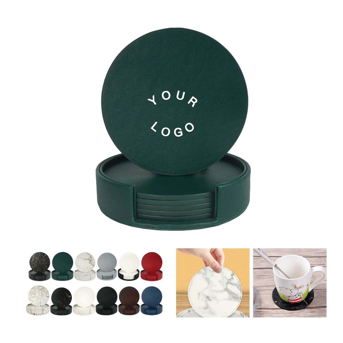 Ceramic Drink Coaster with Smooth Surface 4