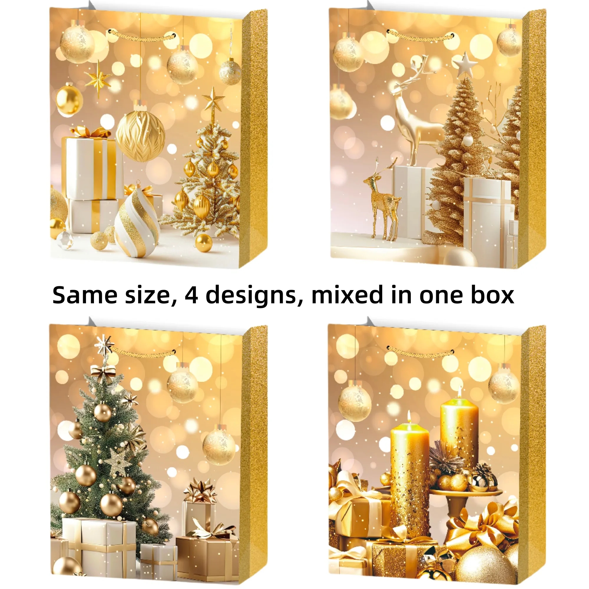 Festive Present Bag - Elf Pattern For Gifting 6