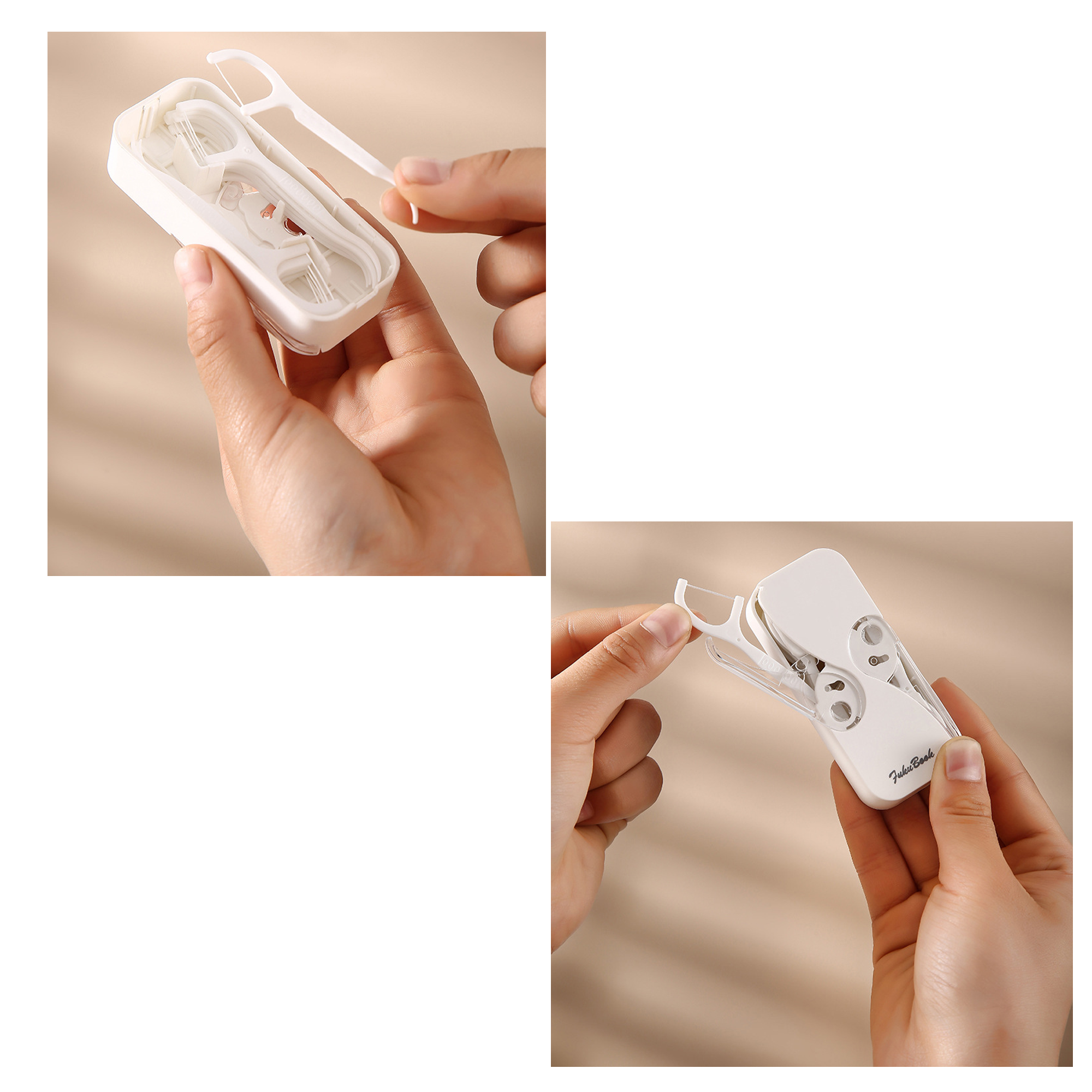 Portable Dual-Pop Automatic Floss Dispenser 3