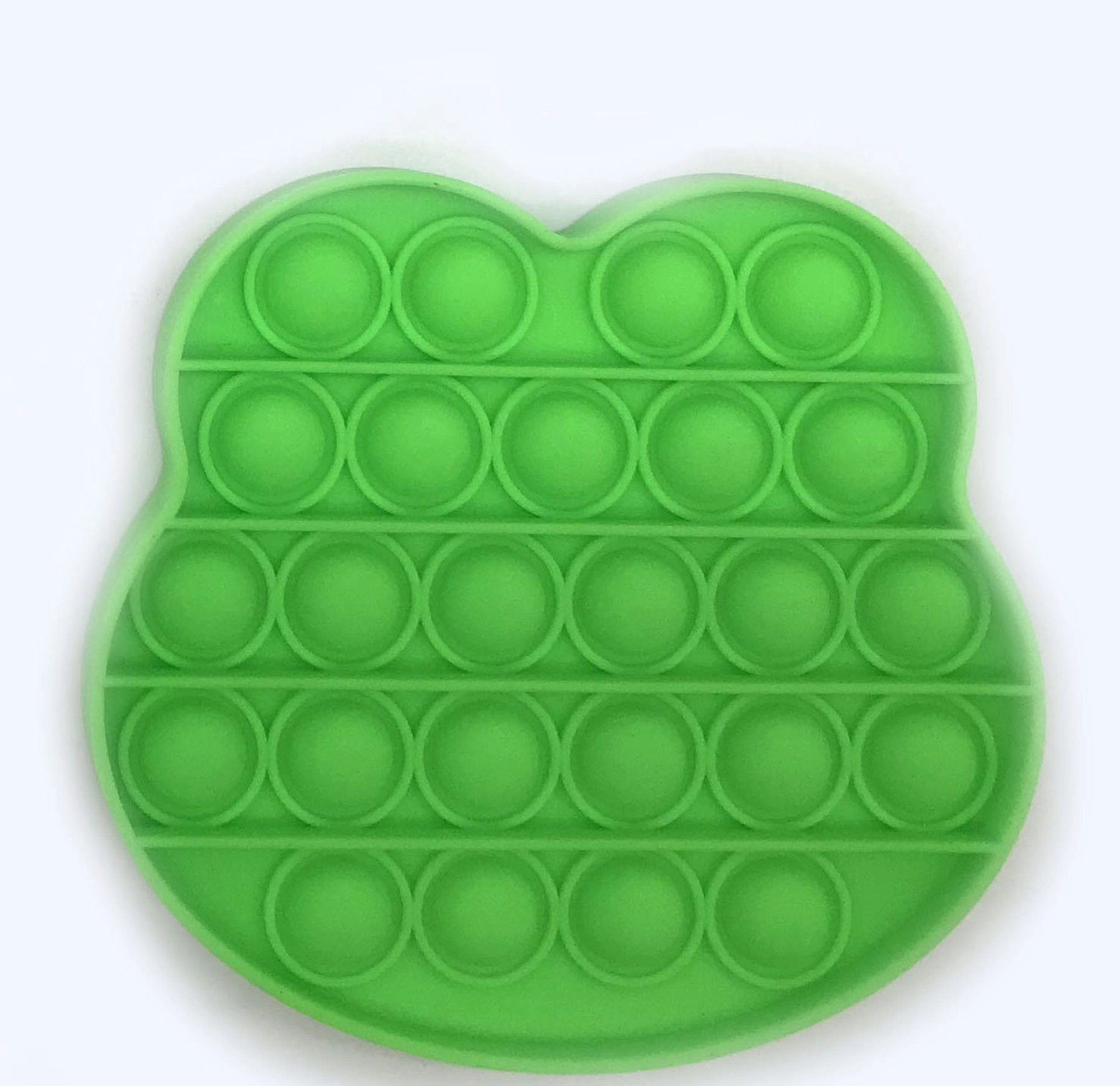 Frog Shaped Silicone Push Pop Bubble Toy 7