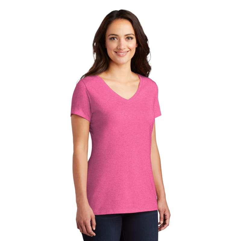 District Women's Perfect Tri V-Neck Tee. 54