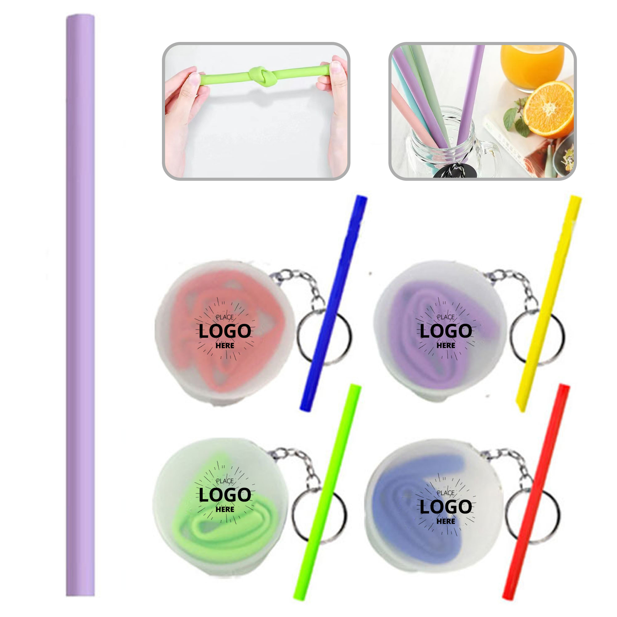 Reusable Silicone Straw 1