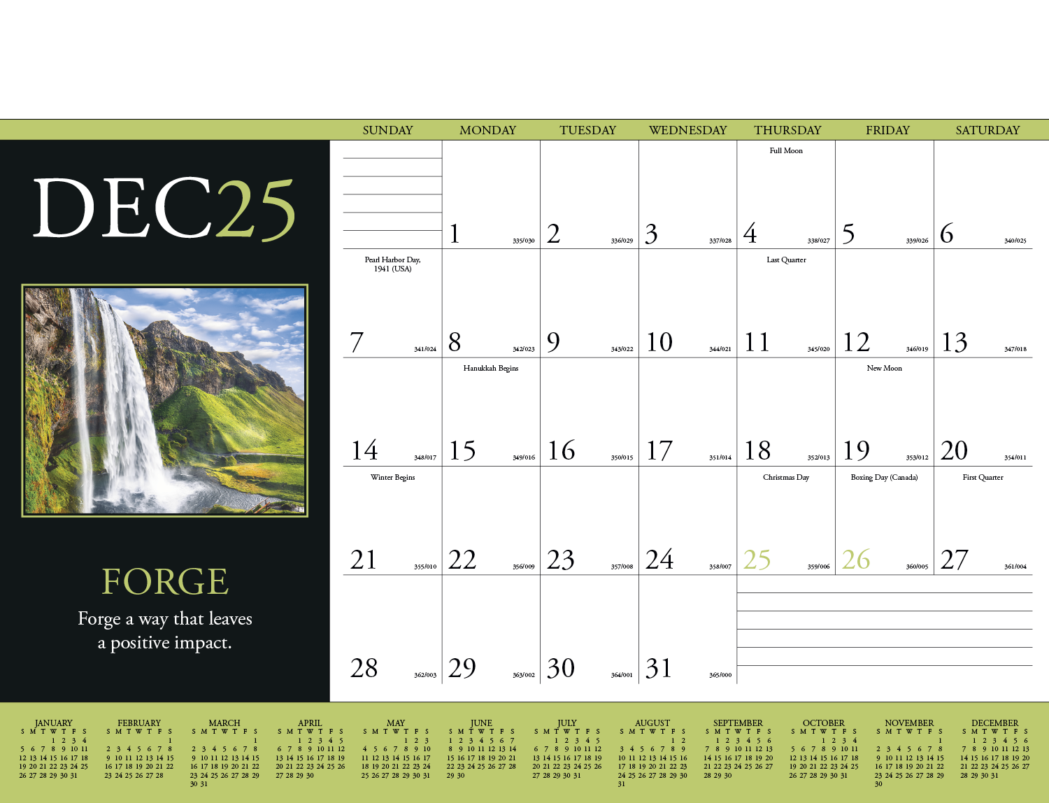Triumph® Calendars Motivations Desk Pad 13