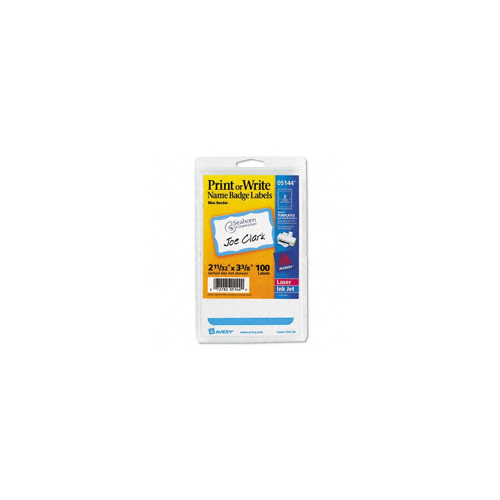 Name Badges with Border - Self-Adhesive 2
