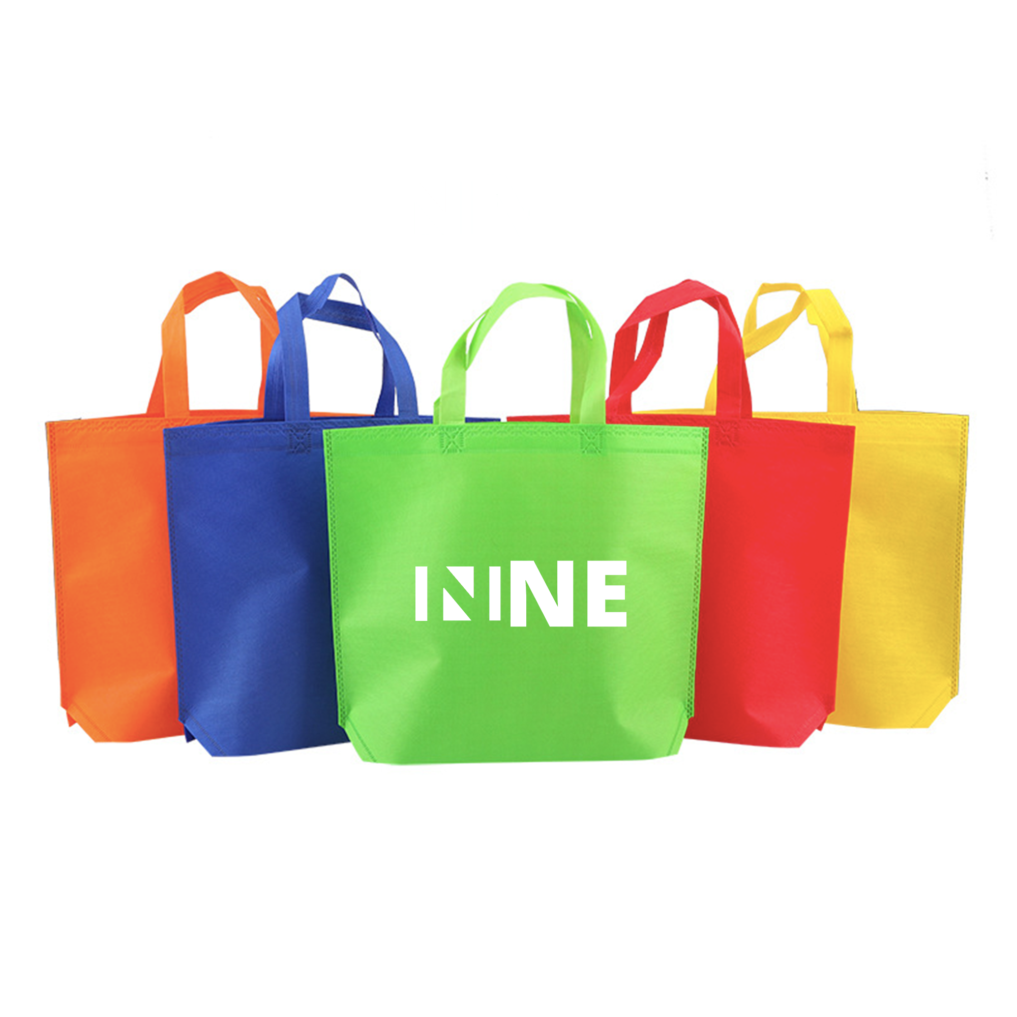 Reusable Shopping Totes Non-woven Fabric Bag MOQ 100pcs 5