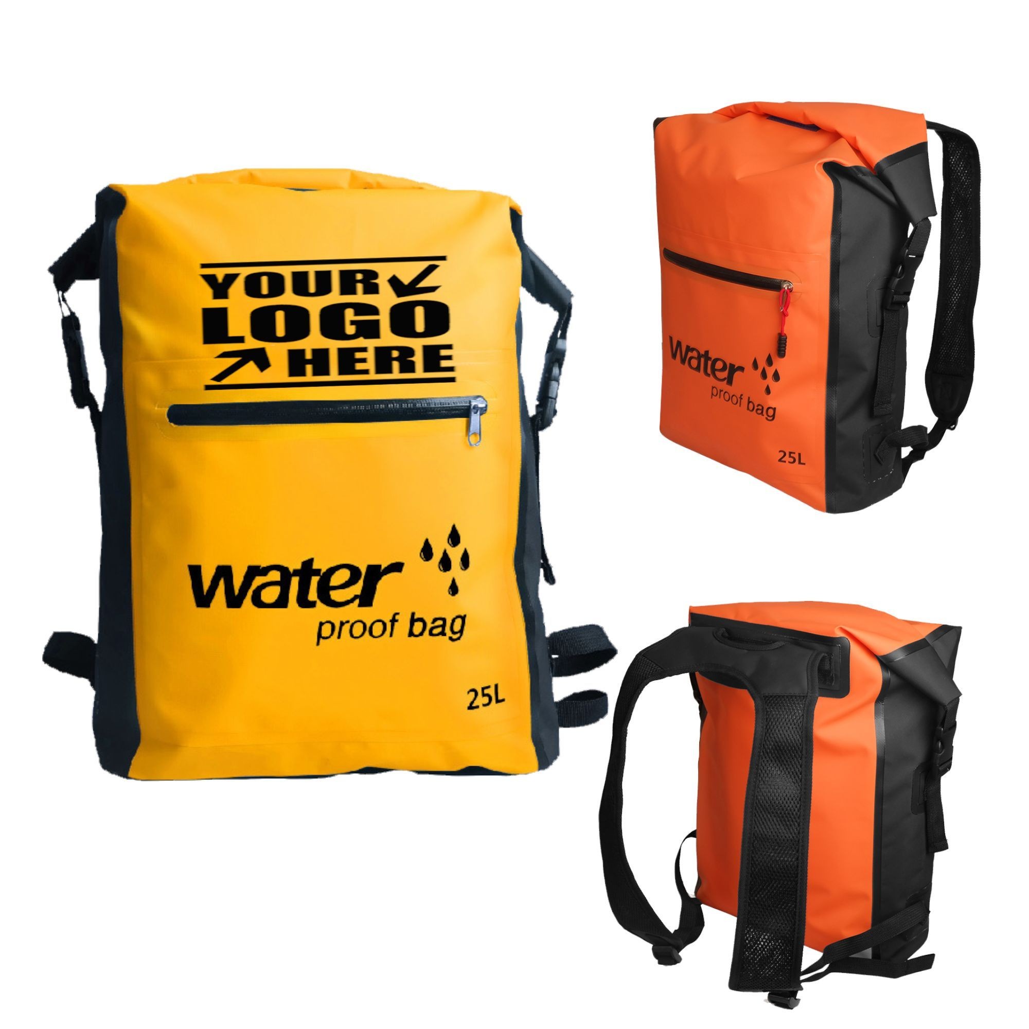 25L PVC Outdoor Waterproof Backpack 2