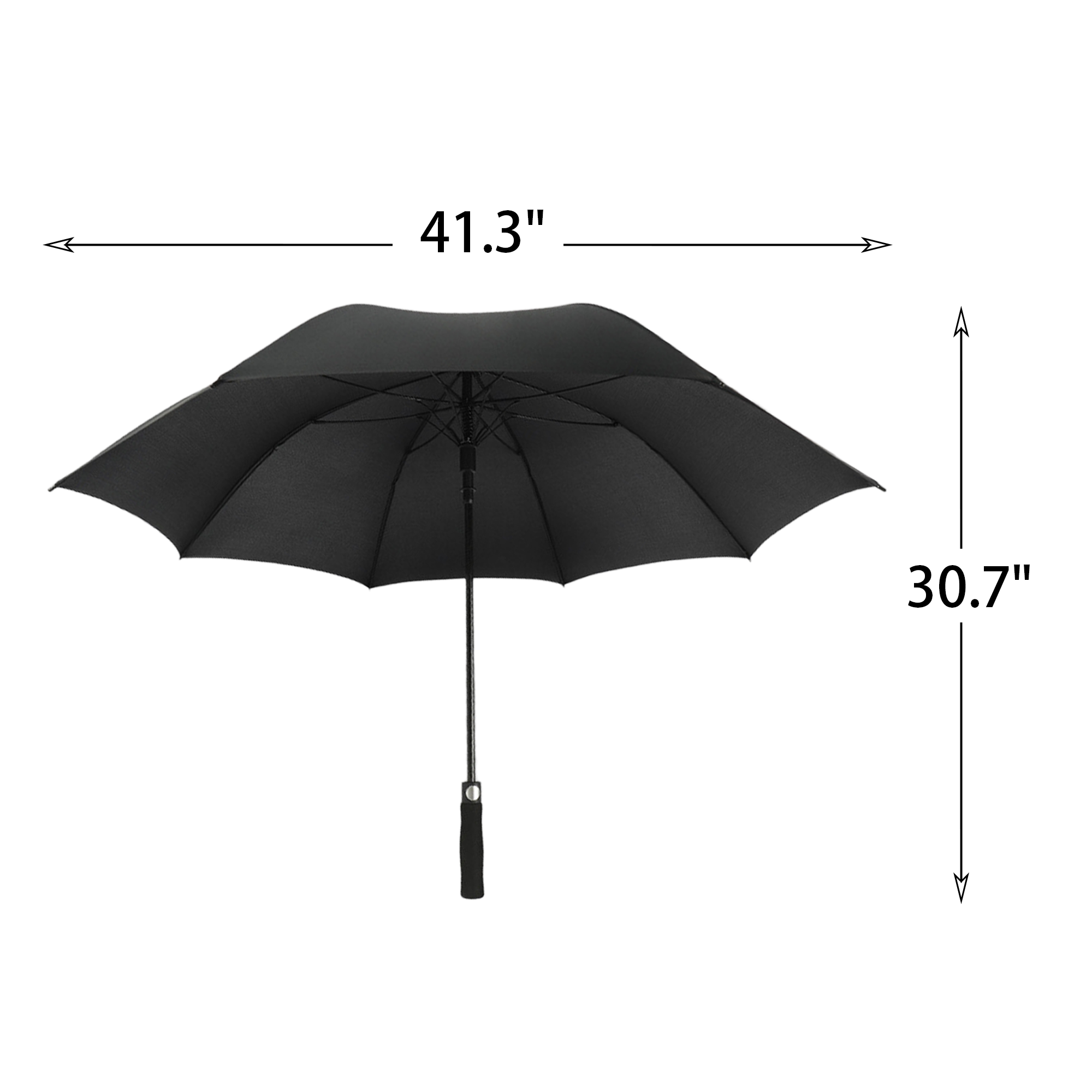 Windproof Straight-Shaft Solo Umbrella 5