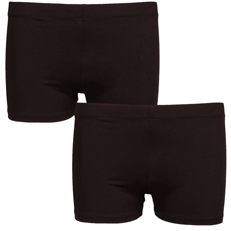 Girls' Undershorts - Black M-XL 2 Pack 2