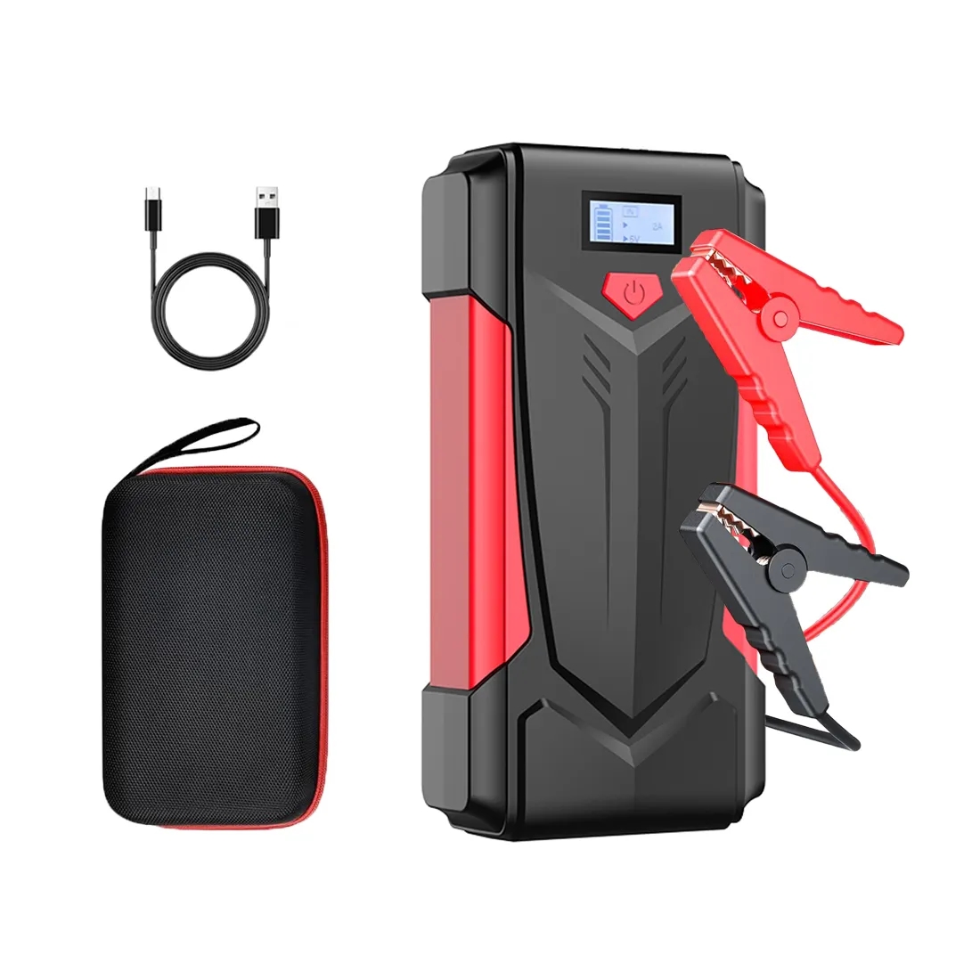 12V 10000mAh 2000A Peak Current Car Jump Starter 6
