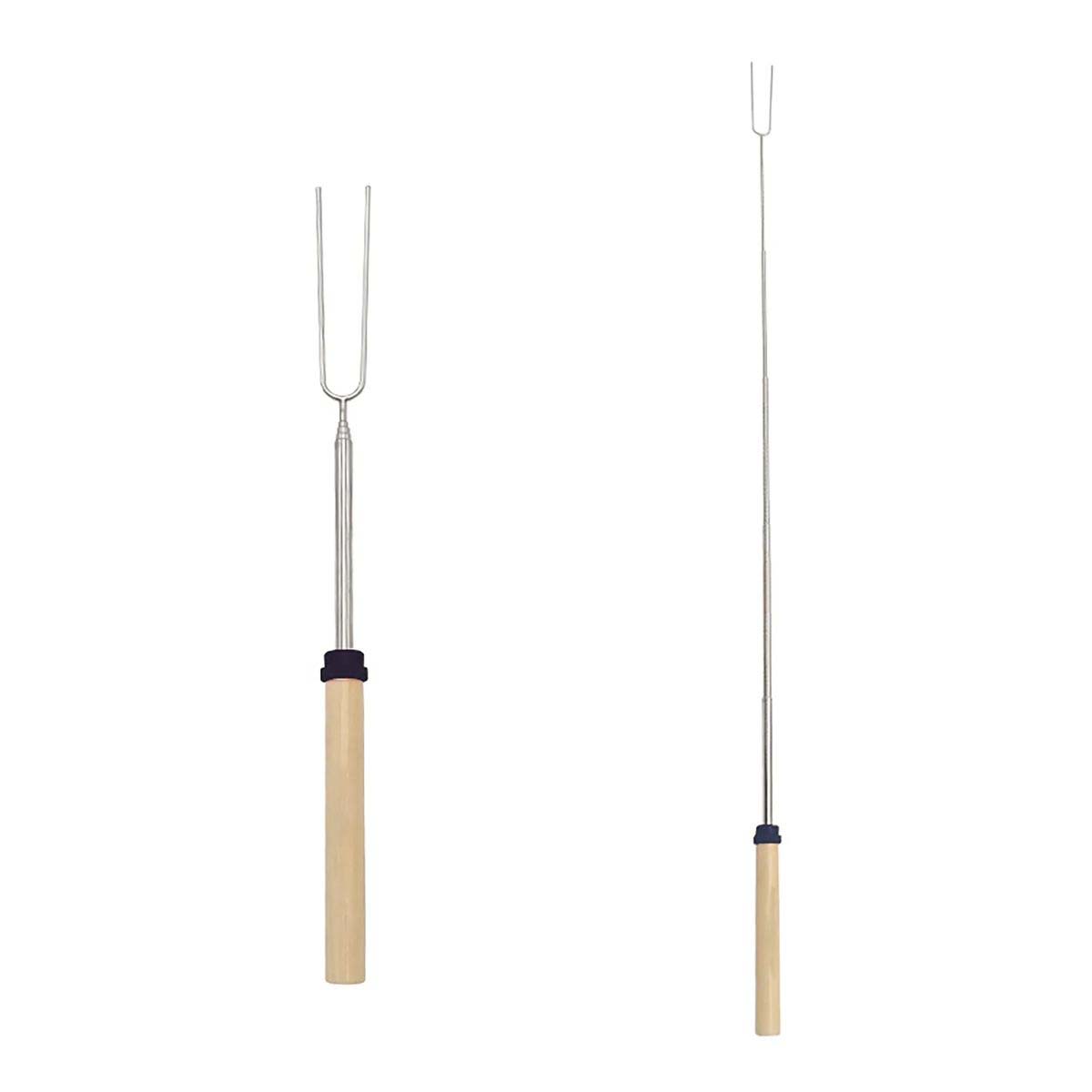Extendable BBQ Fork for Marshmallows and Sausages 13