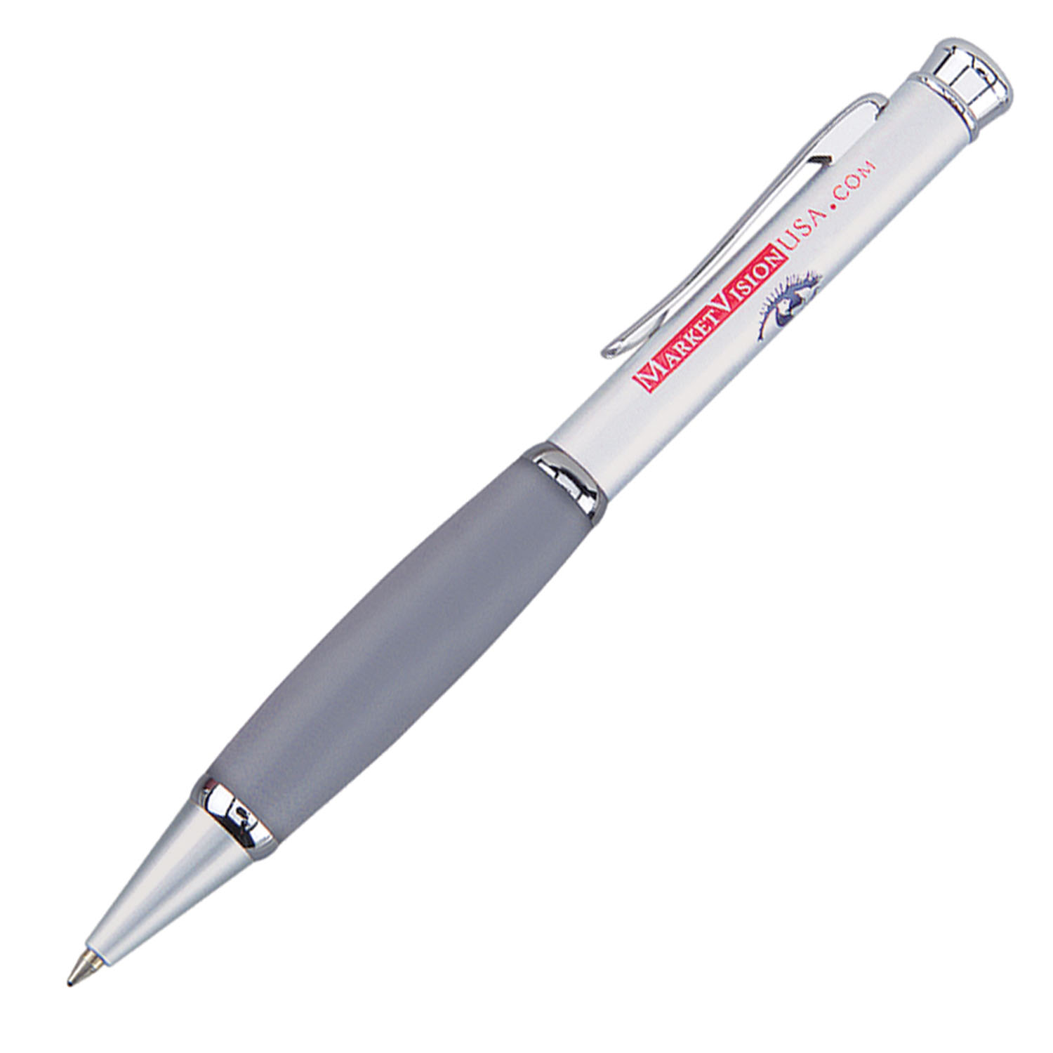 Trendsetter IV Silver Ballpoint Pen - Solid Colors 4