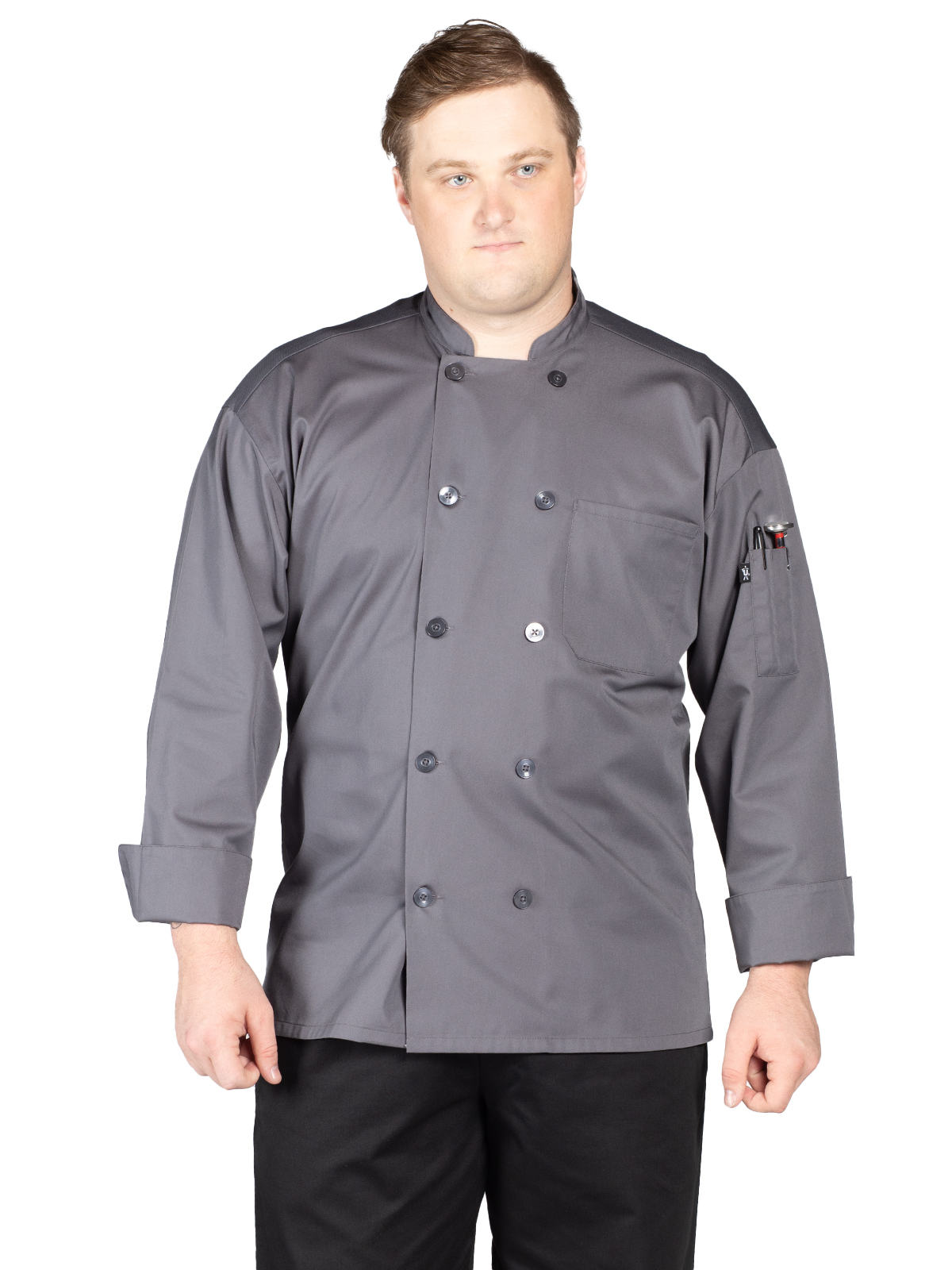 Uncommon Chef - Unisex Reinforced Bar Tacking Chef Coat 1