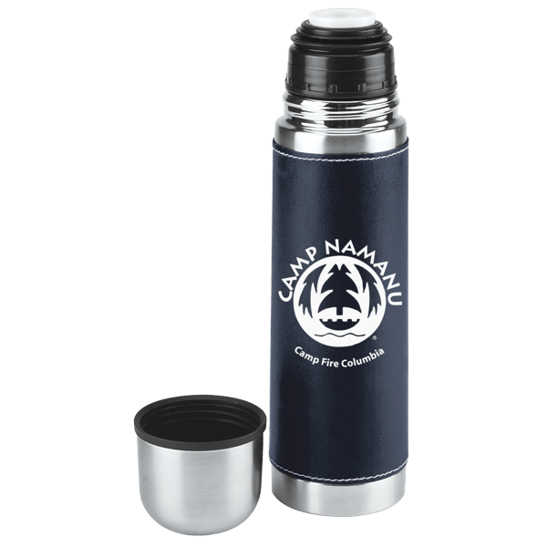 Leatherette Vacuum Bottle - 16 Oz. 29