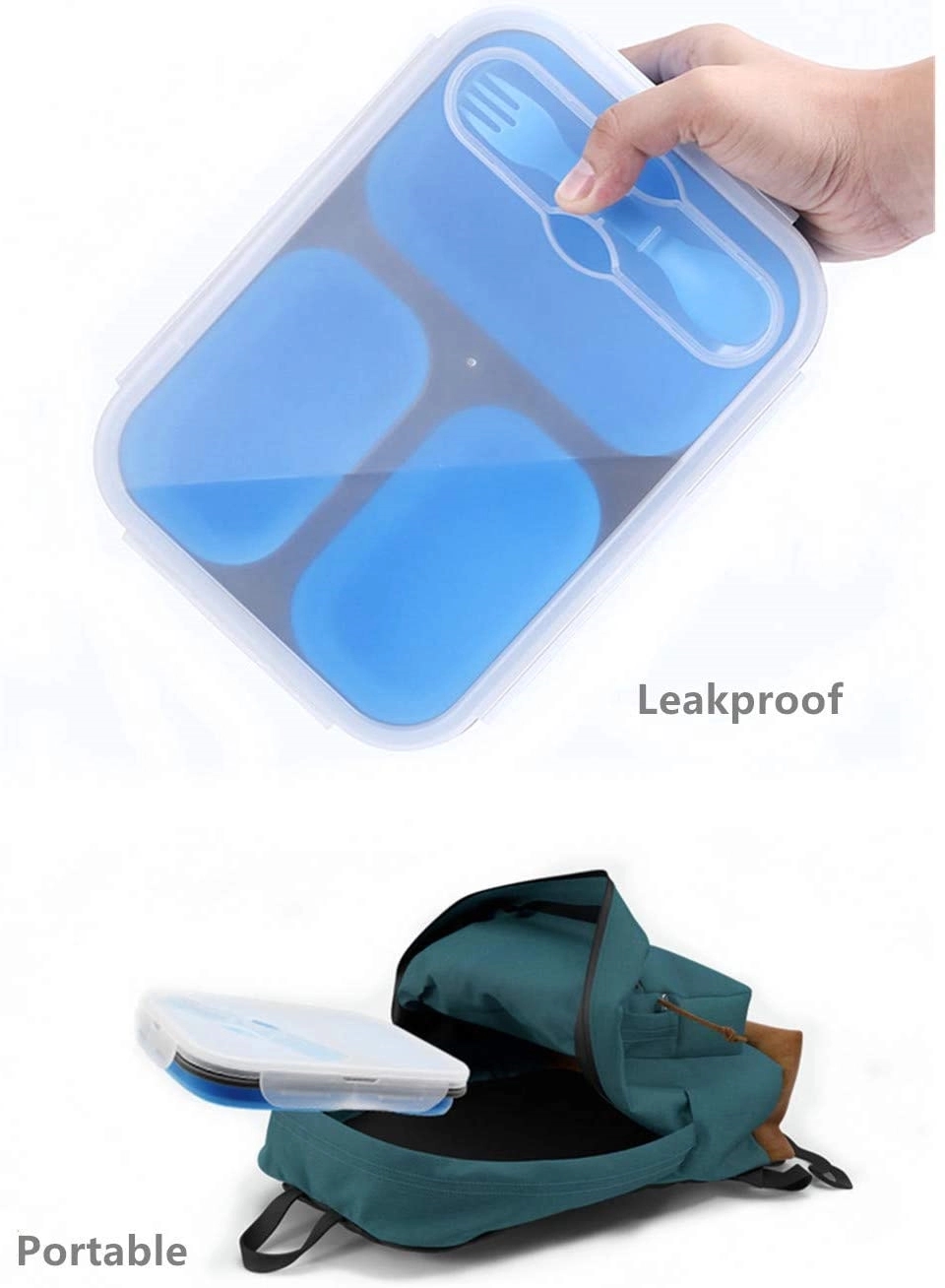 Folding Silicone Lunch Box 9