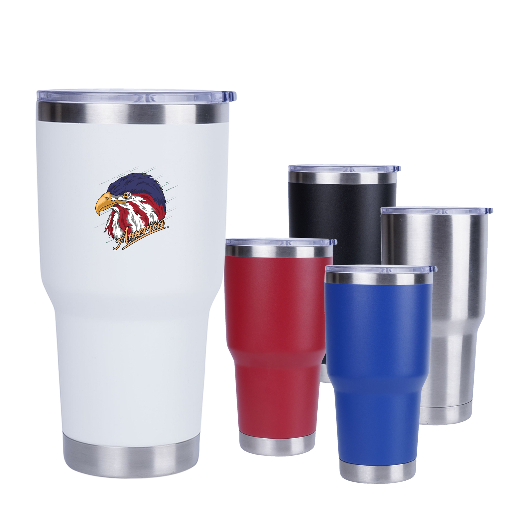 30 oz. Double Wall Stainless Steel Vacuum Tumbler Water Bottle 3