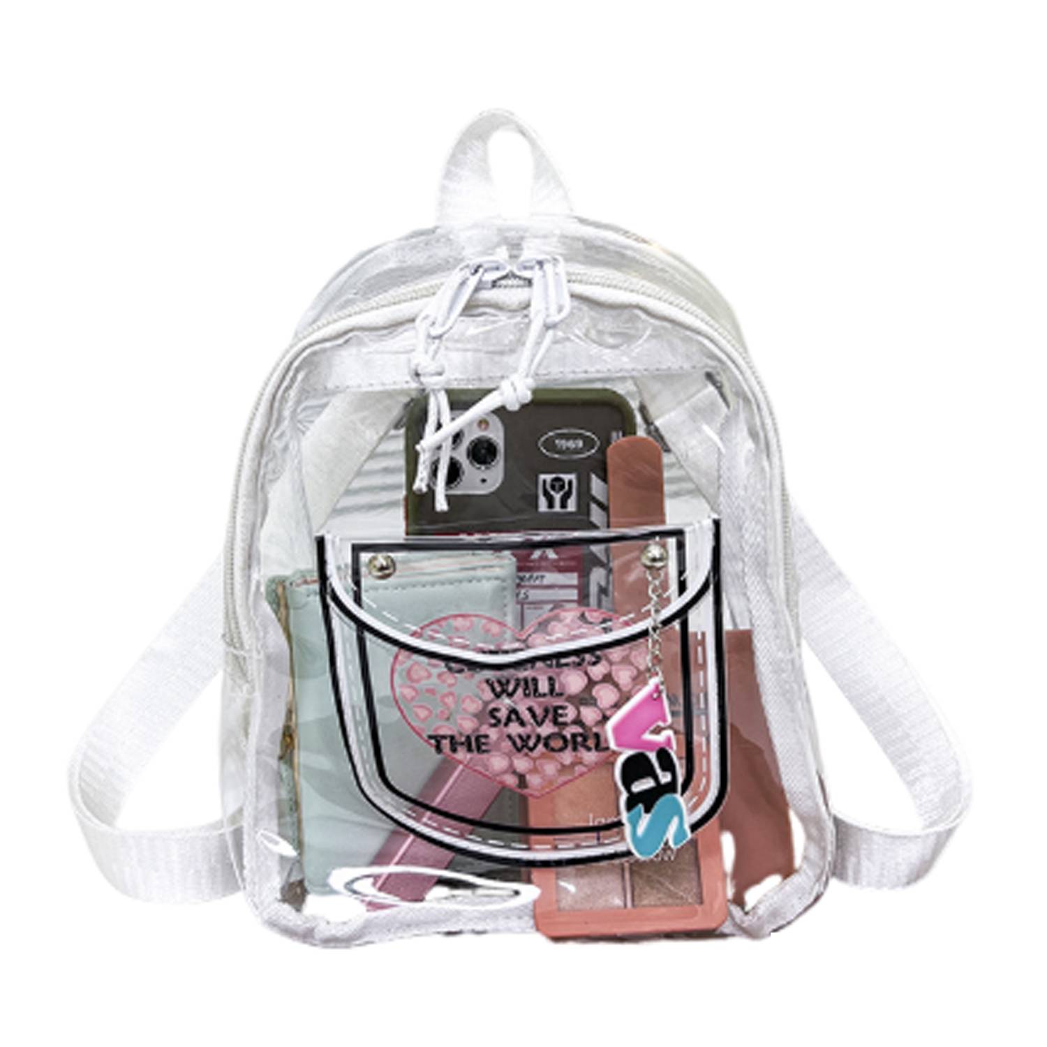 Large Capacity PVC Transparent Backpack 3